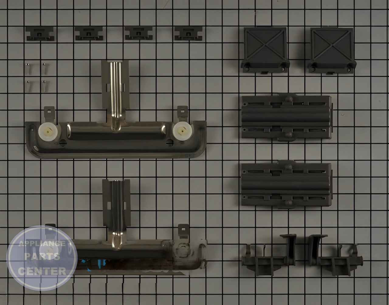 WHIRLPOOL DISHWASHER DISHRACK ADJUSTER W10712395 - Main view showing adjustable features for various models