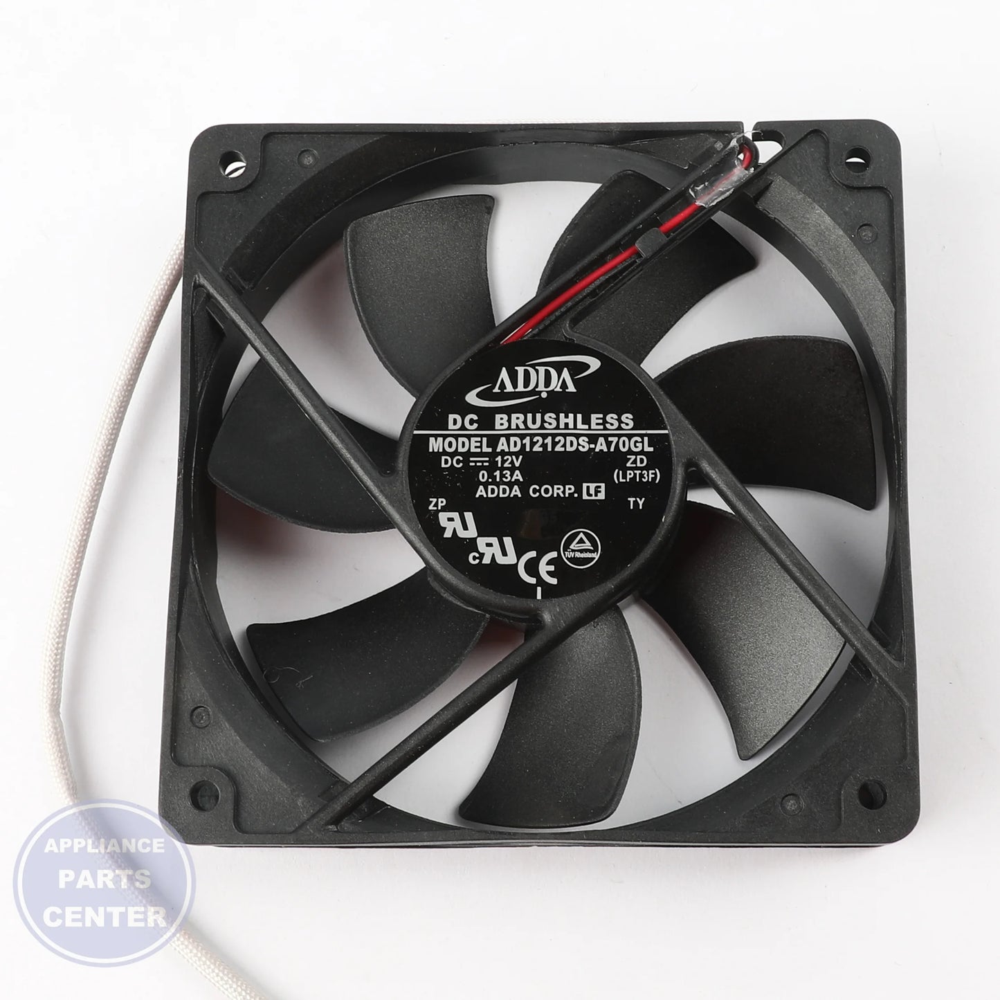 WPL FAN W10792631 - Installation in specific model showing key mounting points