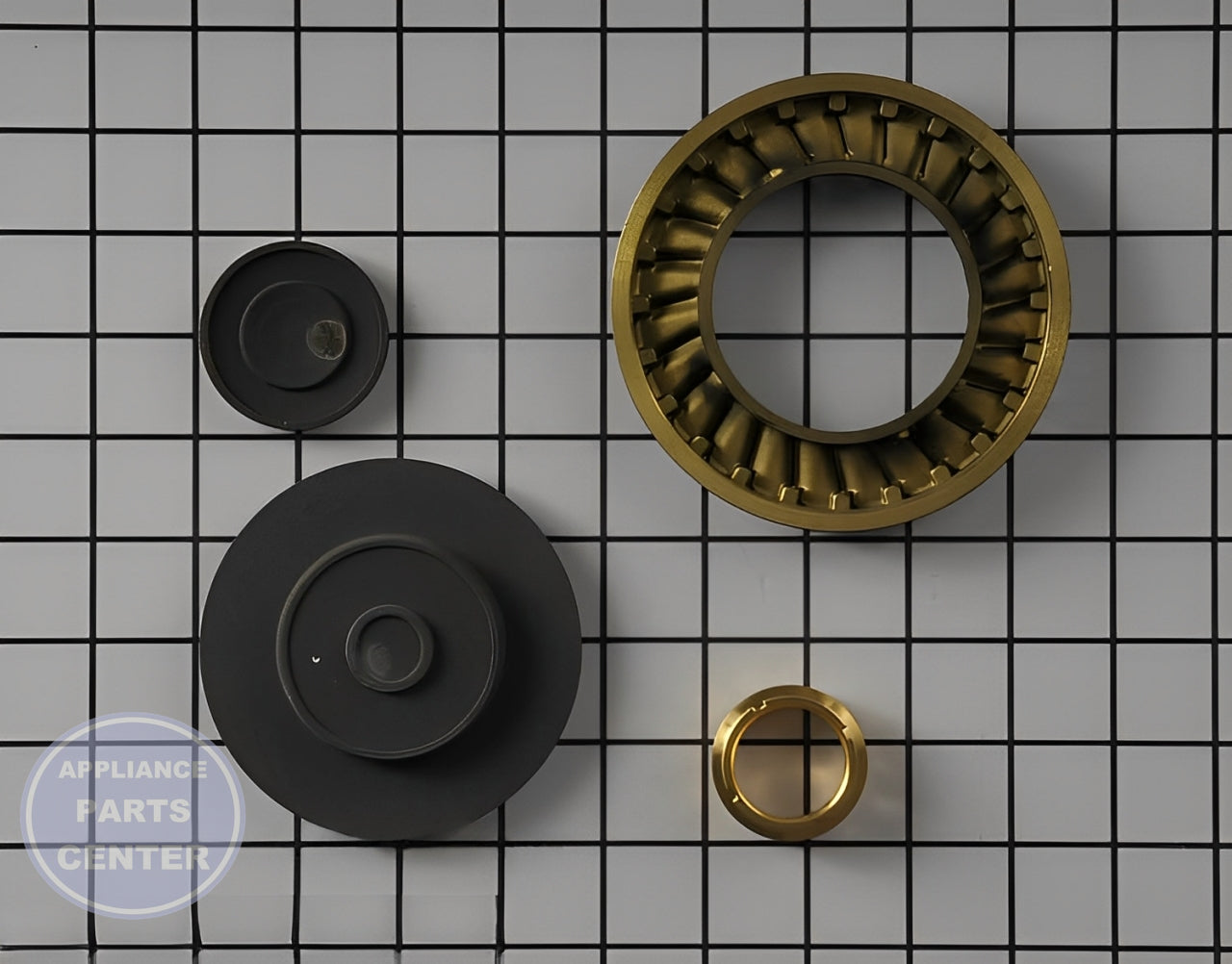 WHIRLPOOL BURNER CAP W10836474 - Side view with precise gas control specs