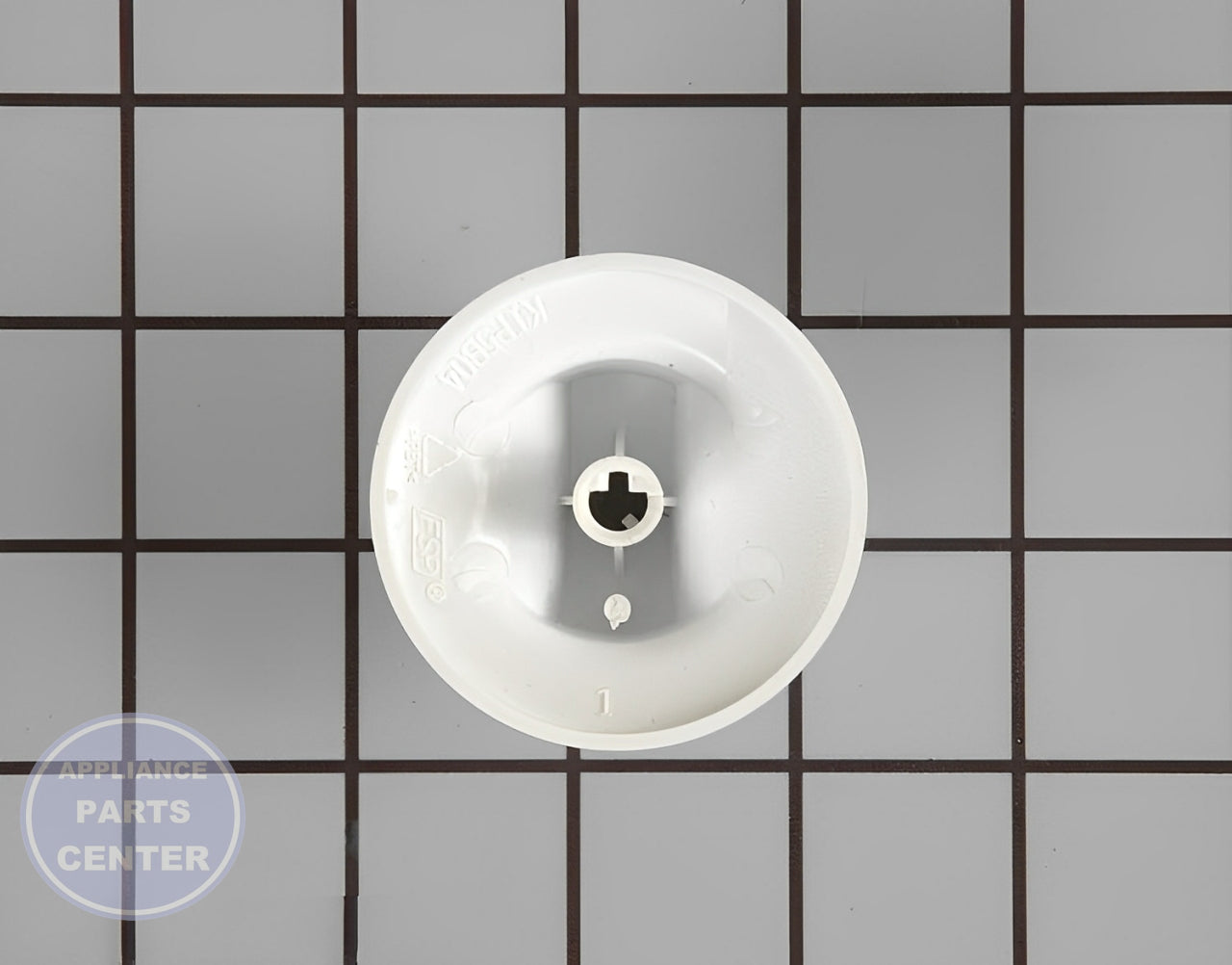 Control Knob W10854481 - Side view with precise measurements