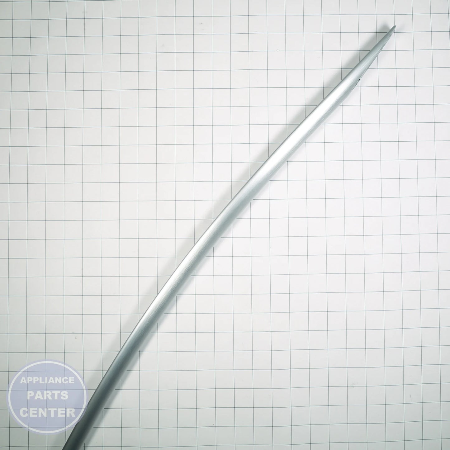HANDLE W10883202 - Side view with precise measurements and specs