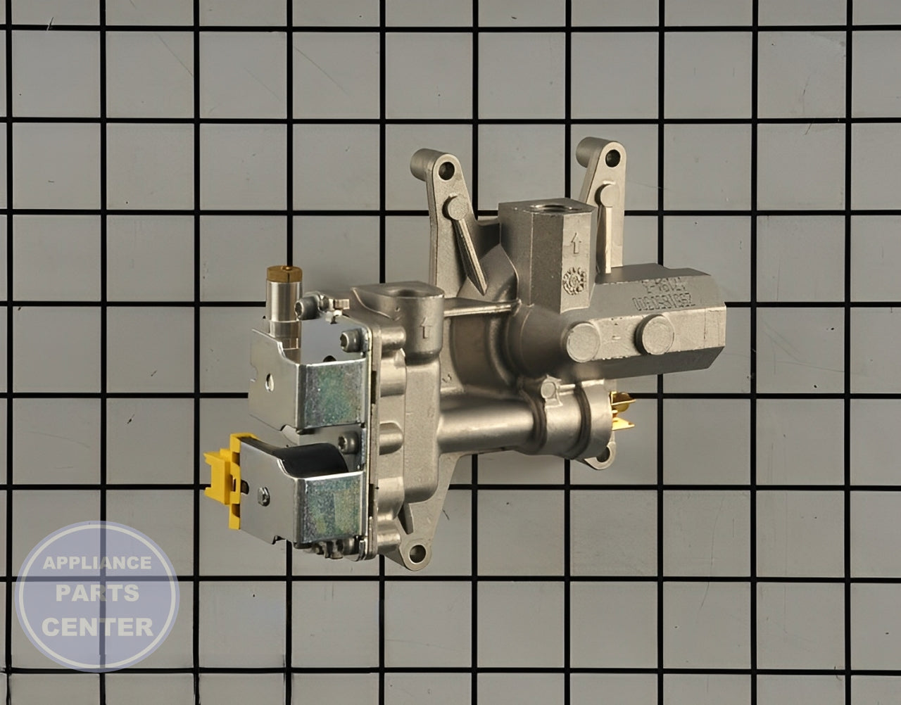 WPL VALVE-GAS W10898290 - Installation in specific model showing key mounting points