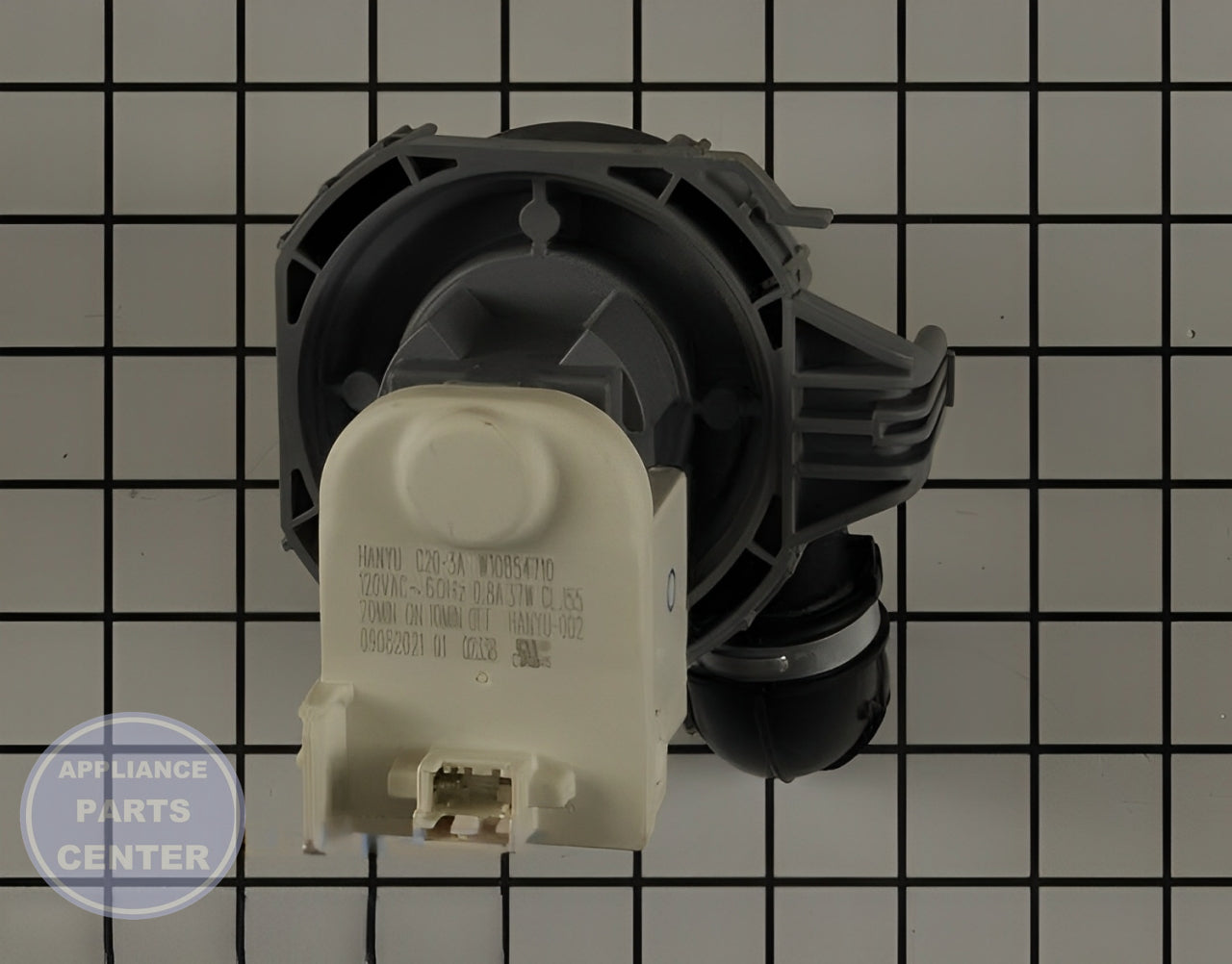 WHIRLPOOL DISHWASHER PUMP MOTOR W11084656 - Main view showing efficient water circulation for WPL Dishwashers
