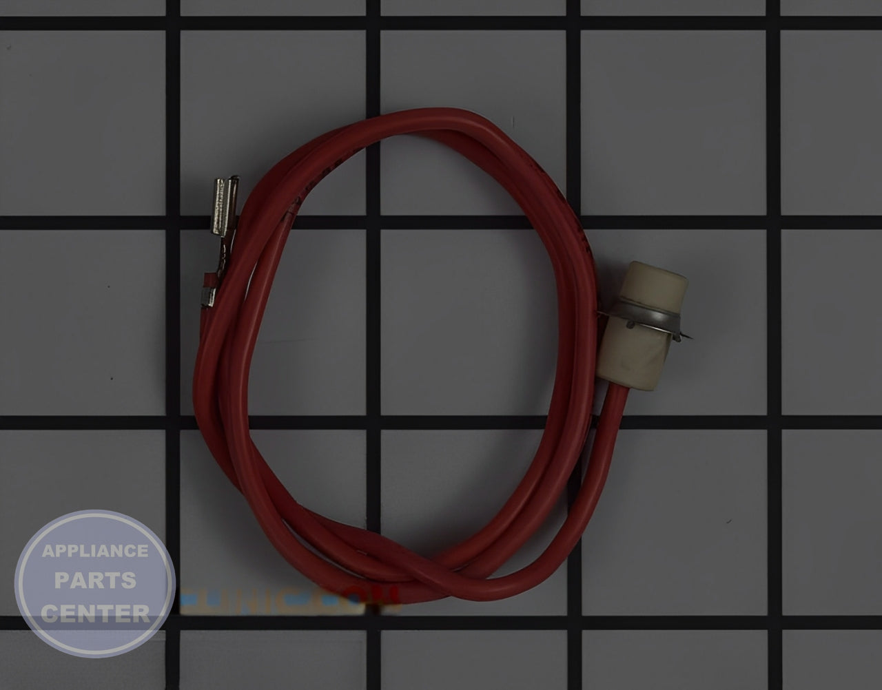 Whirlpool Spark Electrode W11122877 - Main view showing multi-model compatibility for Whirlpool, Kenmore, Roper, Crosley