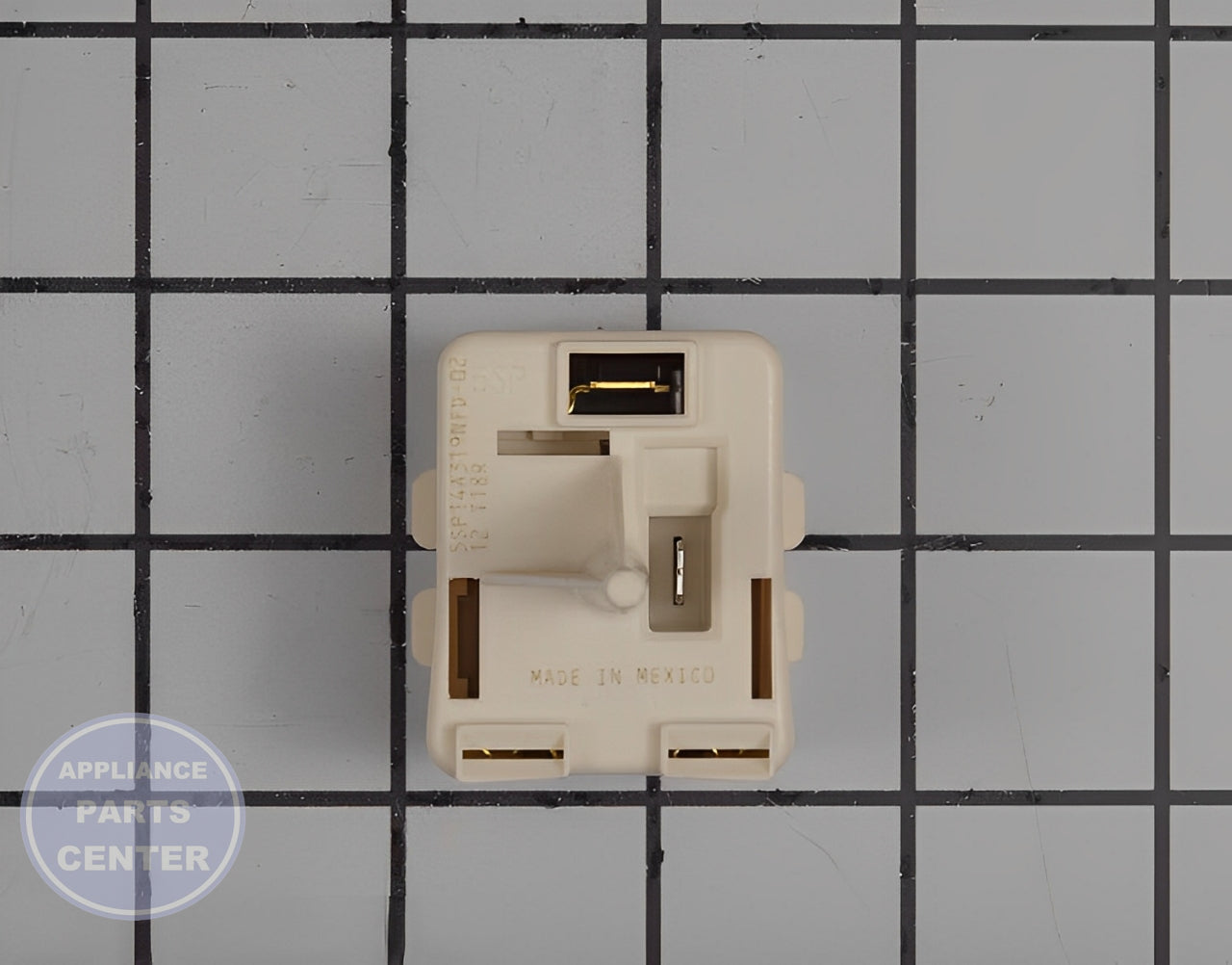 Amana Start Device W11285096 - Installation in Amana model showing key mounting points