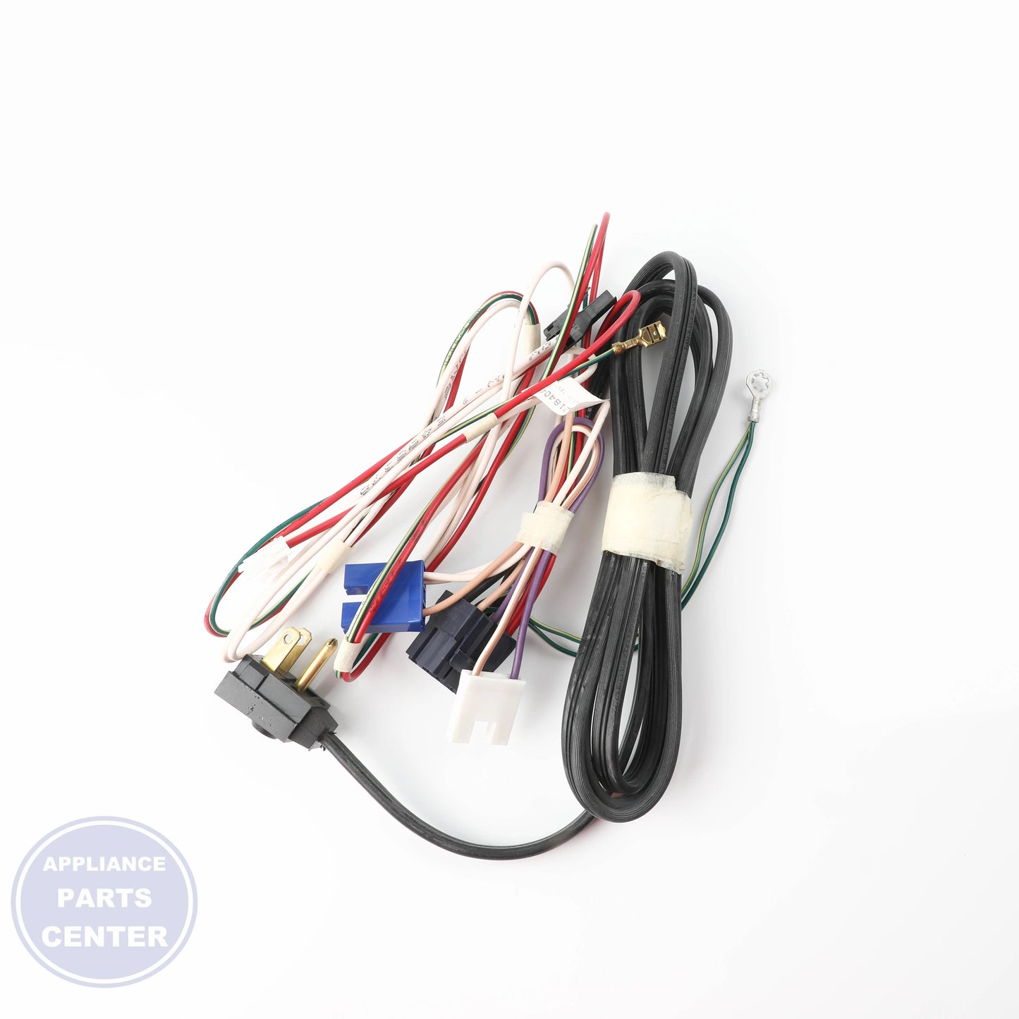HARNS-WIRE W11580023 - Side view with precise measurements and specifications