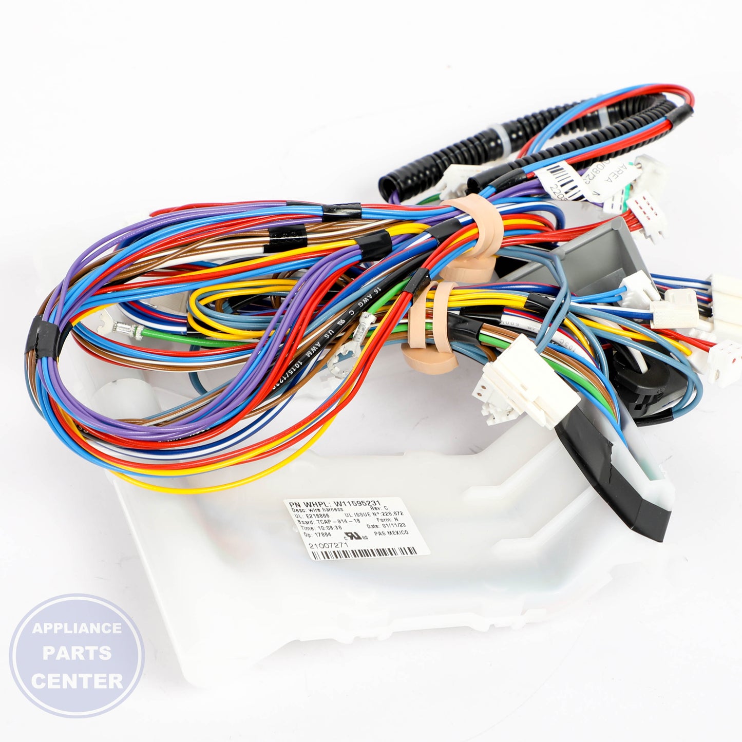 Whirlpool HARNS-WIRE W11697178 - Installation in WPL models showing essential mounting points