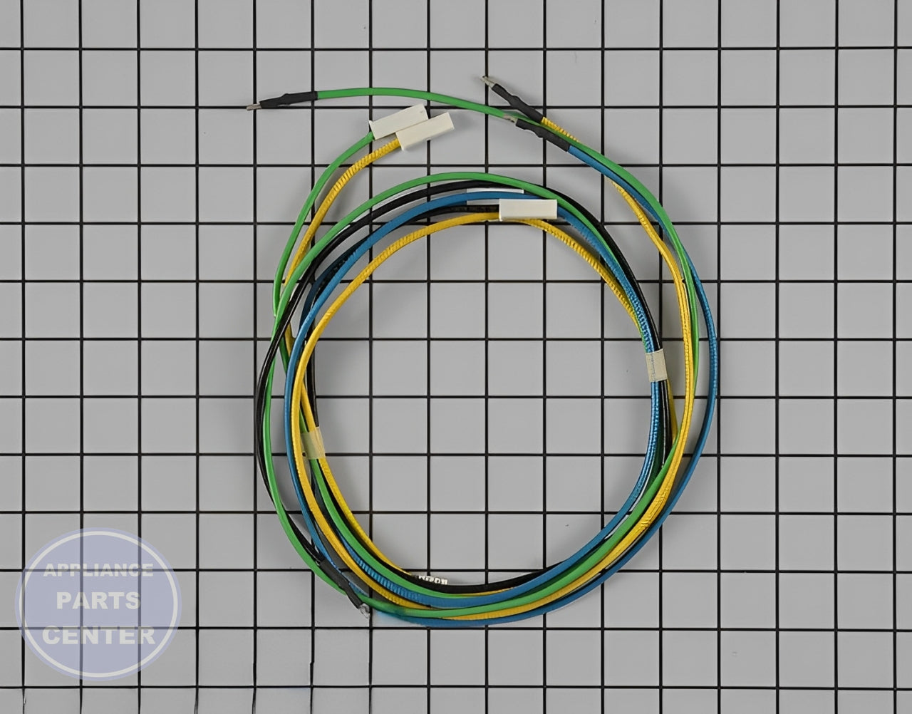 GE Wire Harness WB18K10035 - Main view showing durable wire for Dishwasher and Range/Stove/Oven models