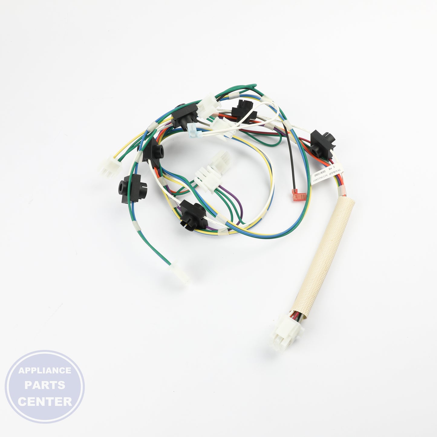 GEH HARNESS BURNER BOX WB18X31498 - Installation in WB24K10050 showing essential mounting points