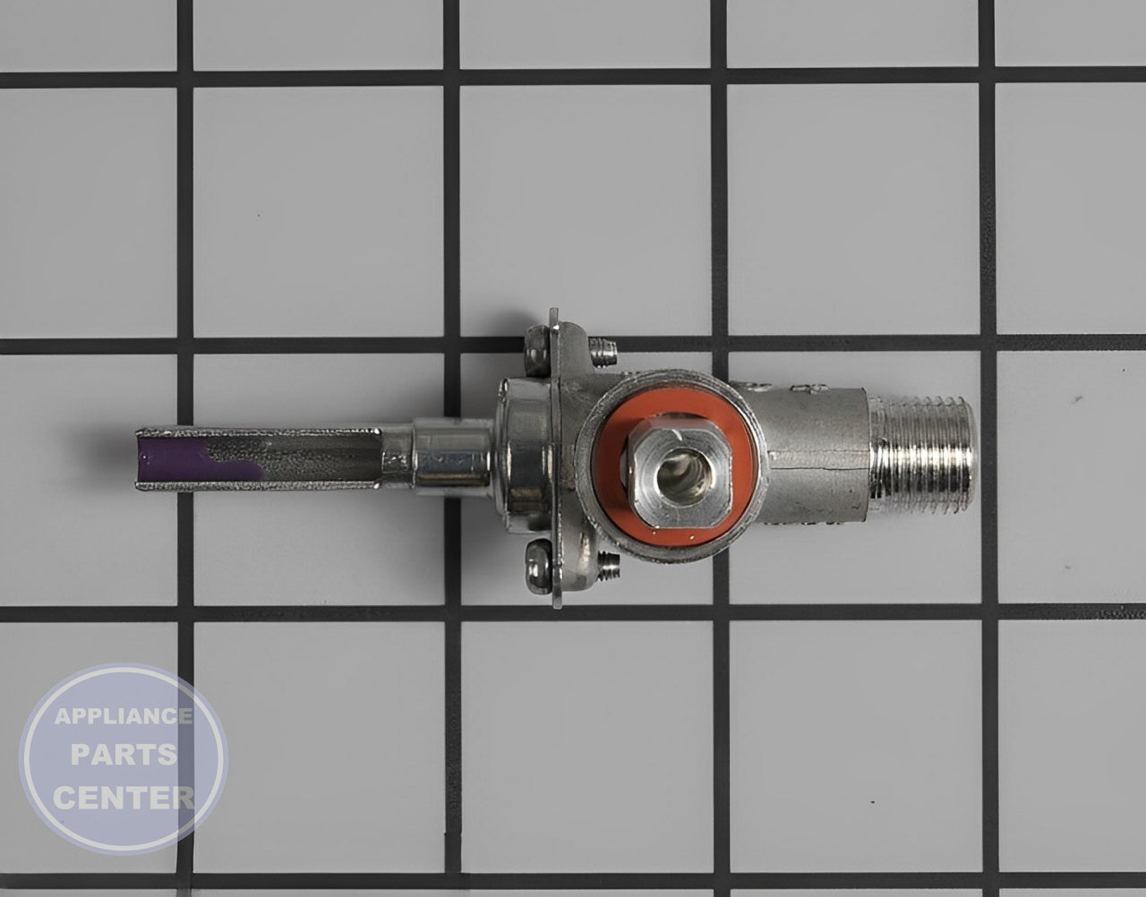 Surface Burner Valve WB21K10080 - Detailed view of precise gas control details