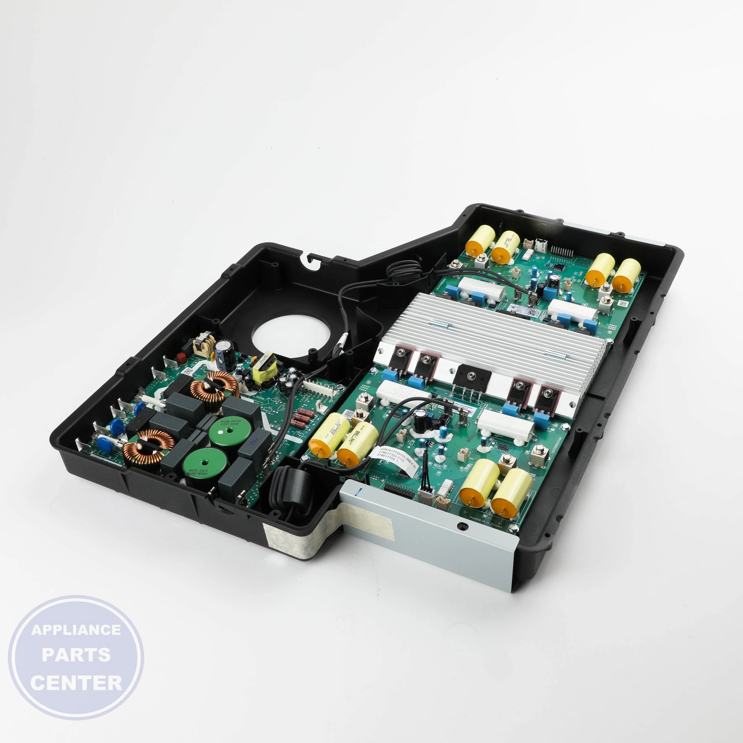 GEH INDUCTION CONTROL ASM KIT WB27X33085 - Installation in GEH model showcasing key mounting points