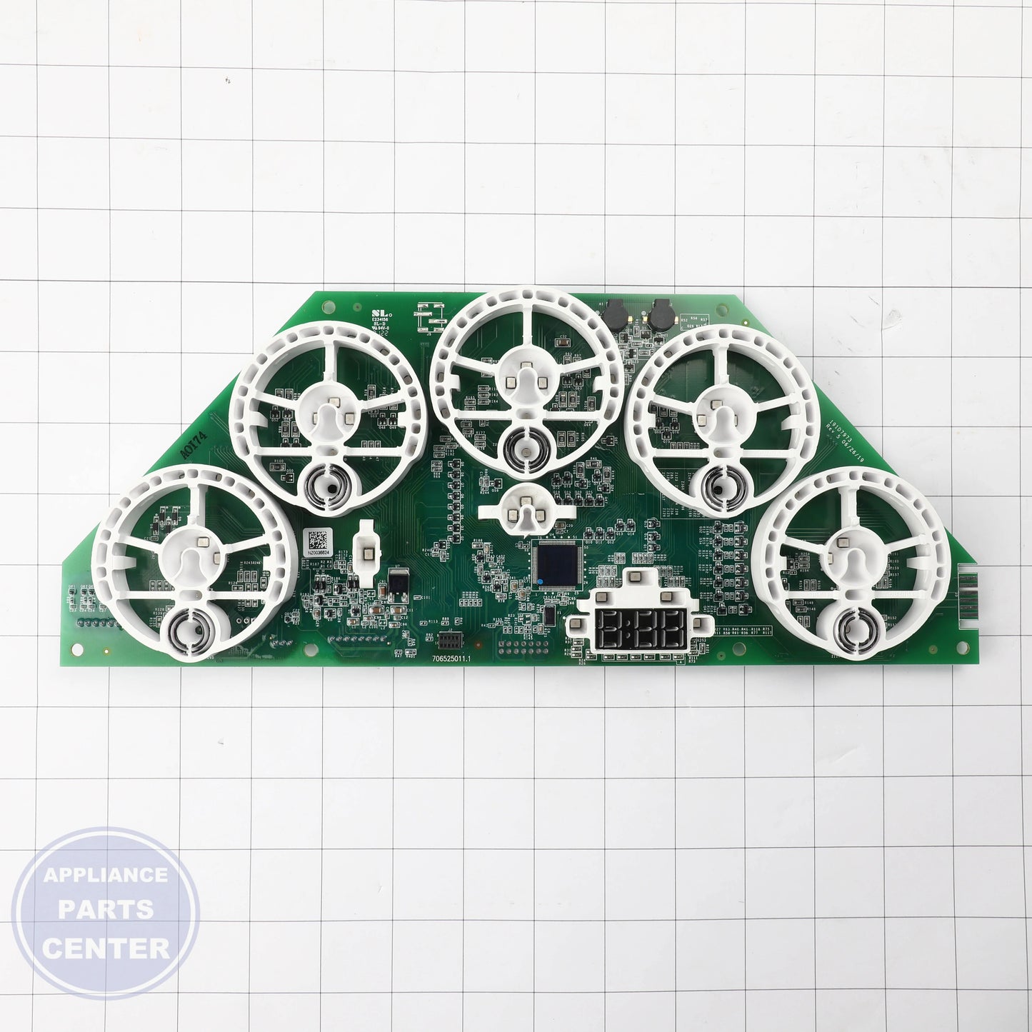 GEH DISPLAY BOARD WB27X36066 - Main view showing control features for GEH models