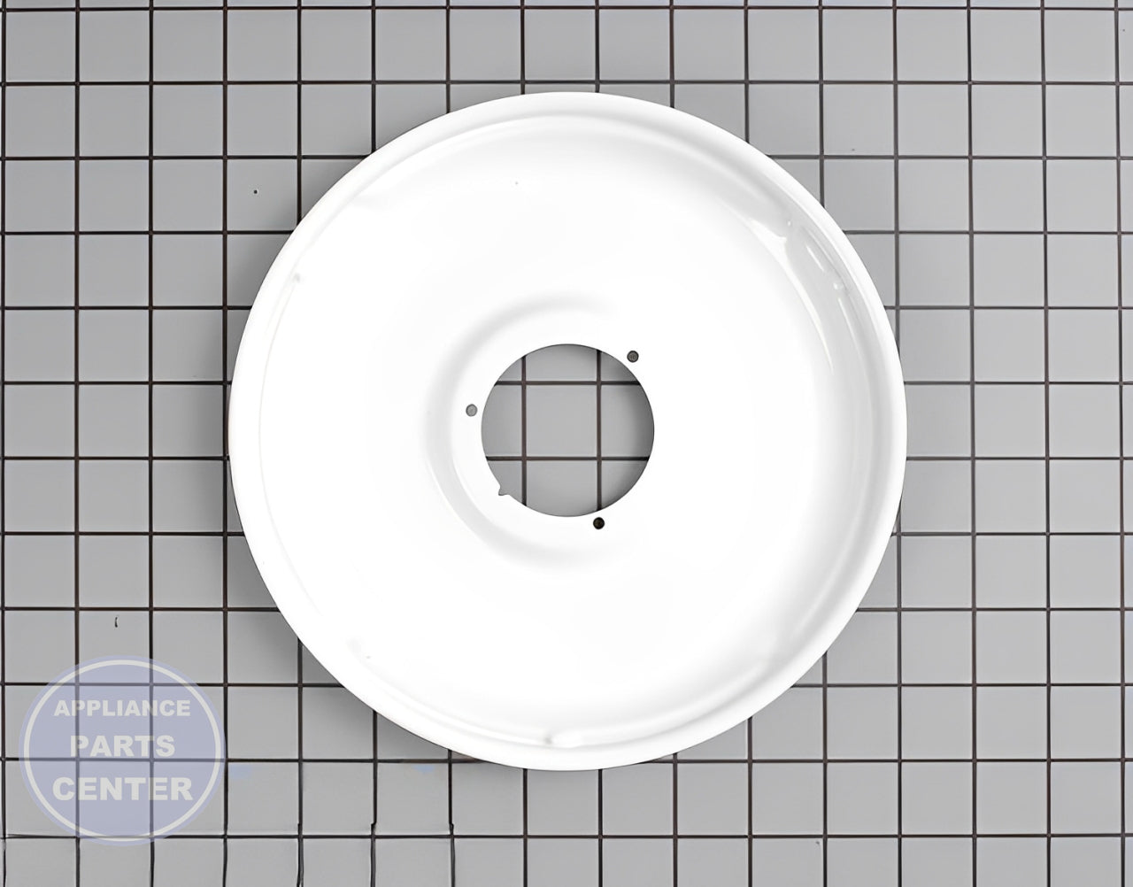 GEH GAS WHITE PORCELAIN BURNER BOWL SMALL WB31M10 - Main view showing durable porcelain material for GEH Range/Stove/Oven models