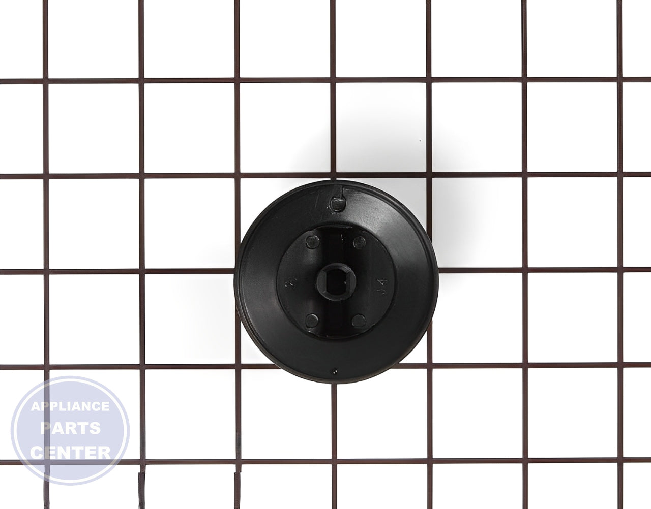 RANGE CONTROL KNOB - BLACK WB3K5242 - Side view with accurate dimensions and specifications
