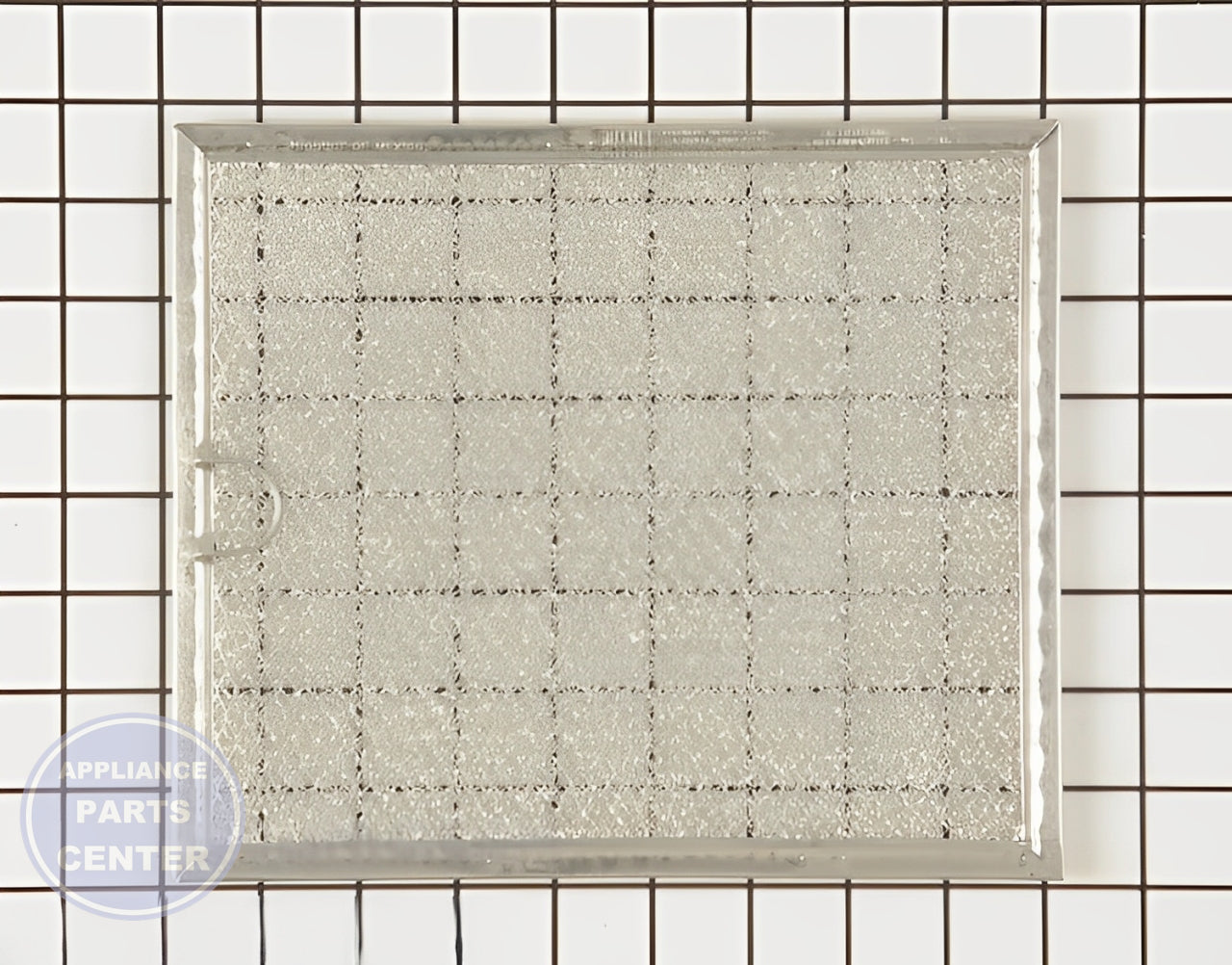GE Grease Filter WB6X486 - Main view showing effective grease trapping for GE, Kenmore, Hotpoint, RCA Microwaves