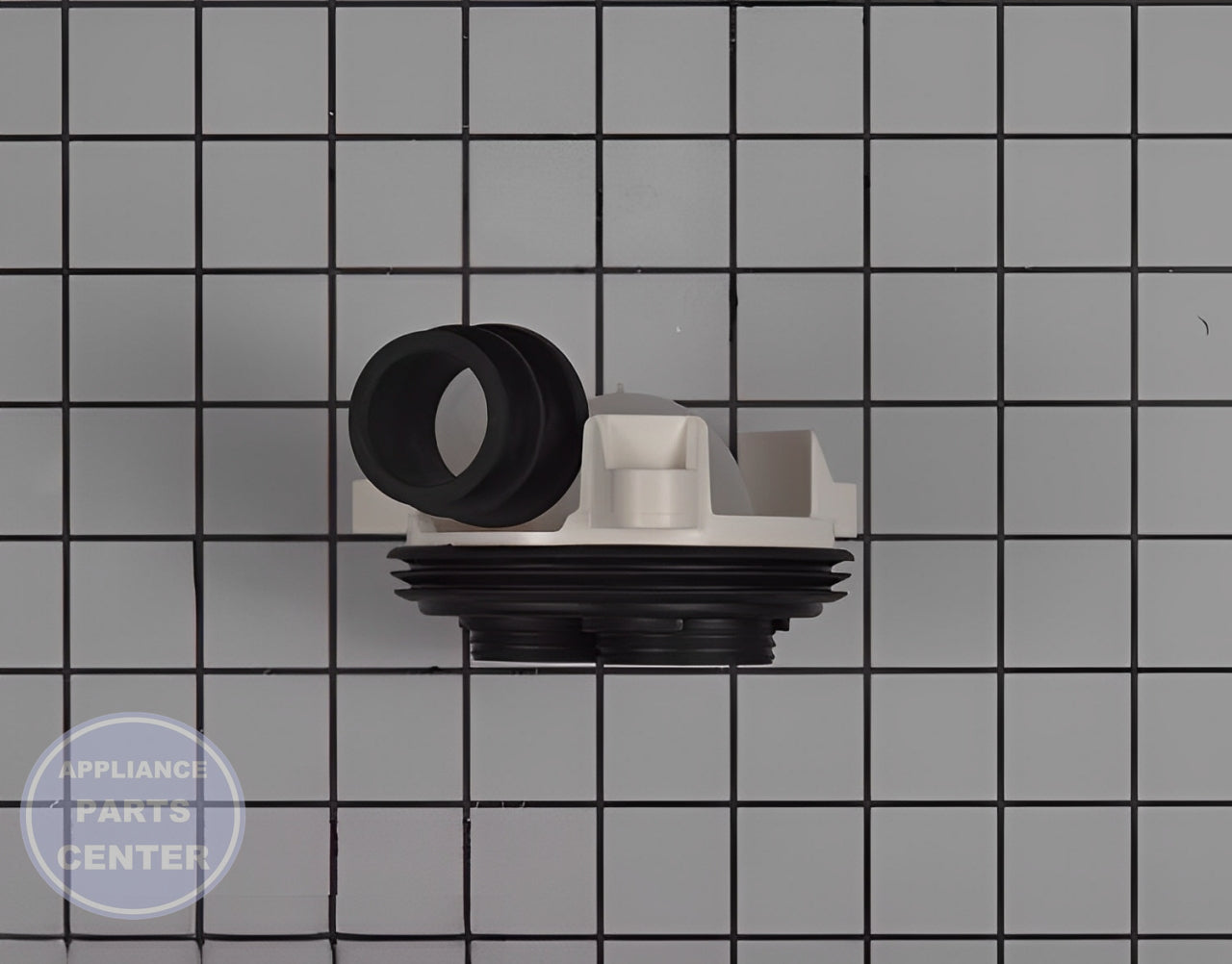 GE DISHWASHER DIVERTER ASSEMBLY KIT WD18X21754 - Side view with precise measurements