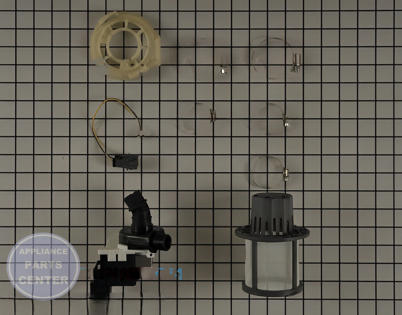 GE DISHWASHER DRAIN PUMP KIT SINGLE SPEED - Main view showing efficient water drainage for GE Dishwashers