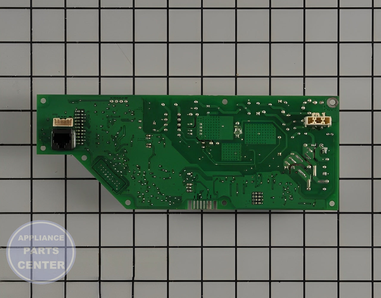 GE CONTROL BOARD WD21X24900C - Detailed view of circuit board and timer details
