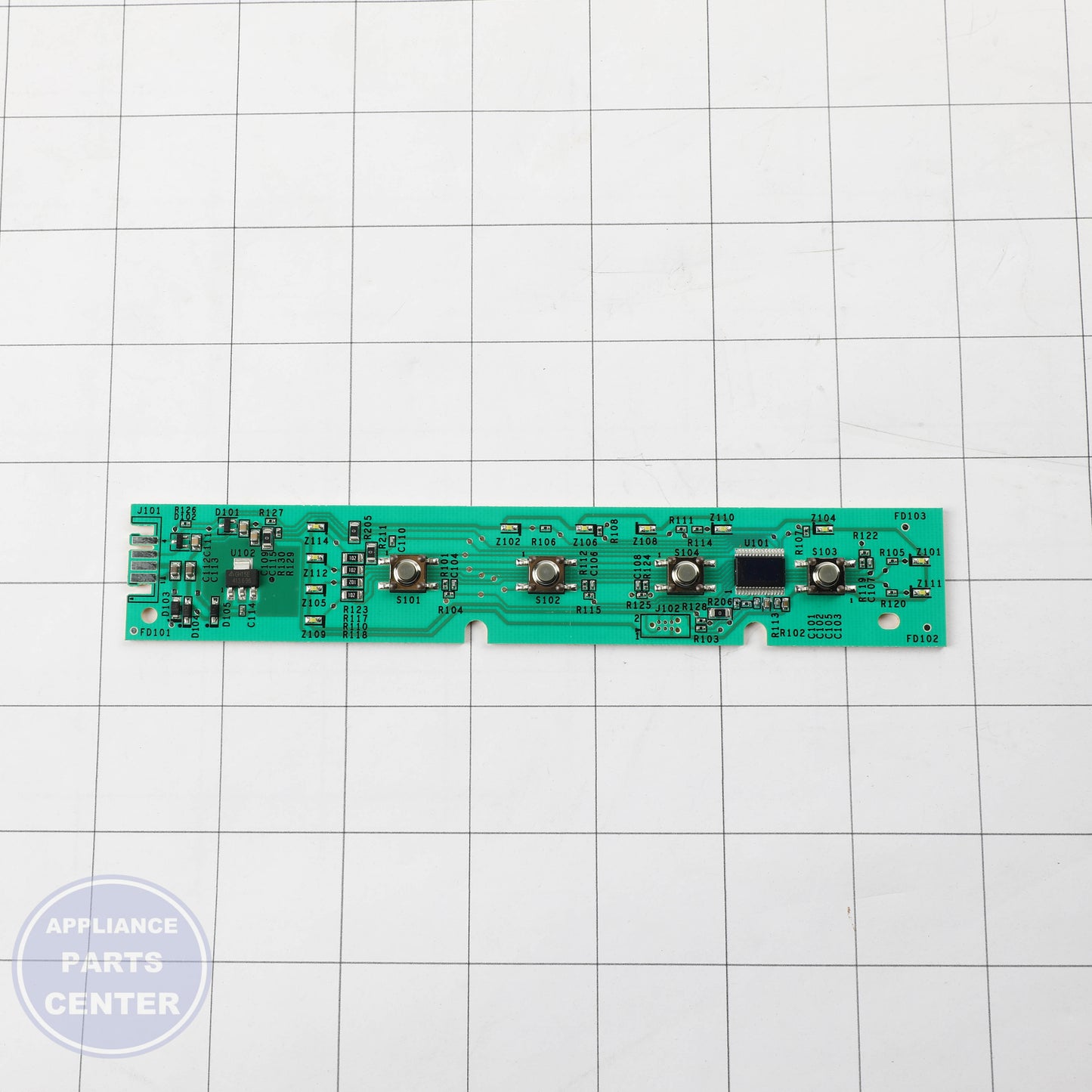 GEH CONFIGURED UI CONTROL BOARD WD21X33549 - Installation in specific model showcasing mounting points