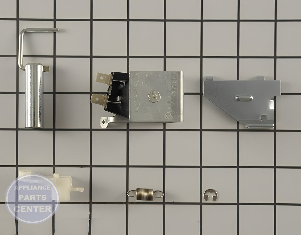 GE DISHWASHER DRAIN SOLENOID WD21X802 - Detailed view of reliable water flow mechanism