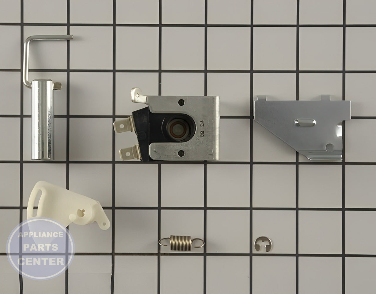 GE DISHWASHER DRAIN SOLENOID WD21X802 - Side view with precise technical specifications
