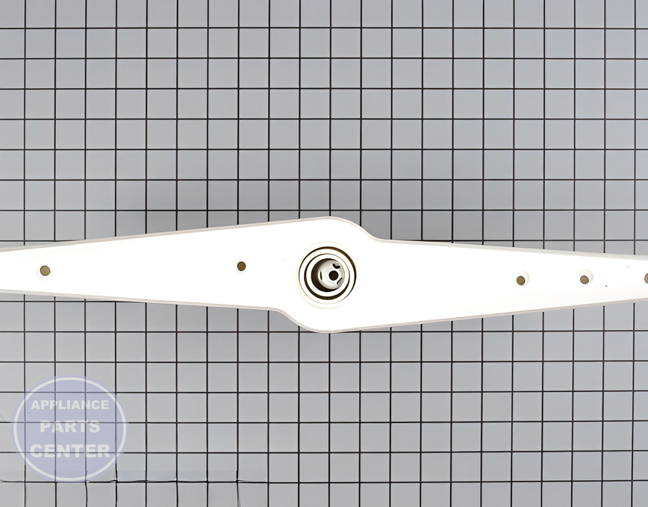 Lower Wash Arm Assembly WD22X10008 - Side view with precise measurements