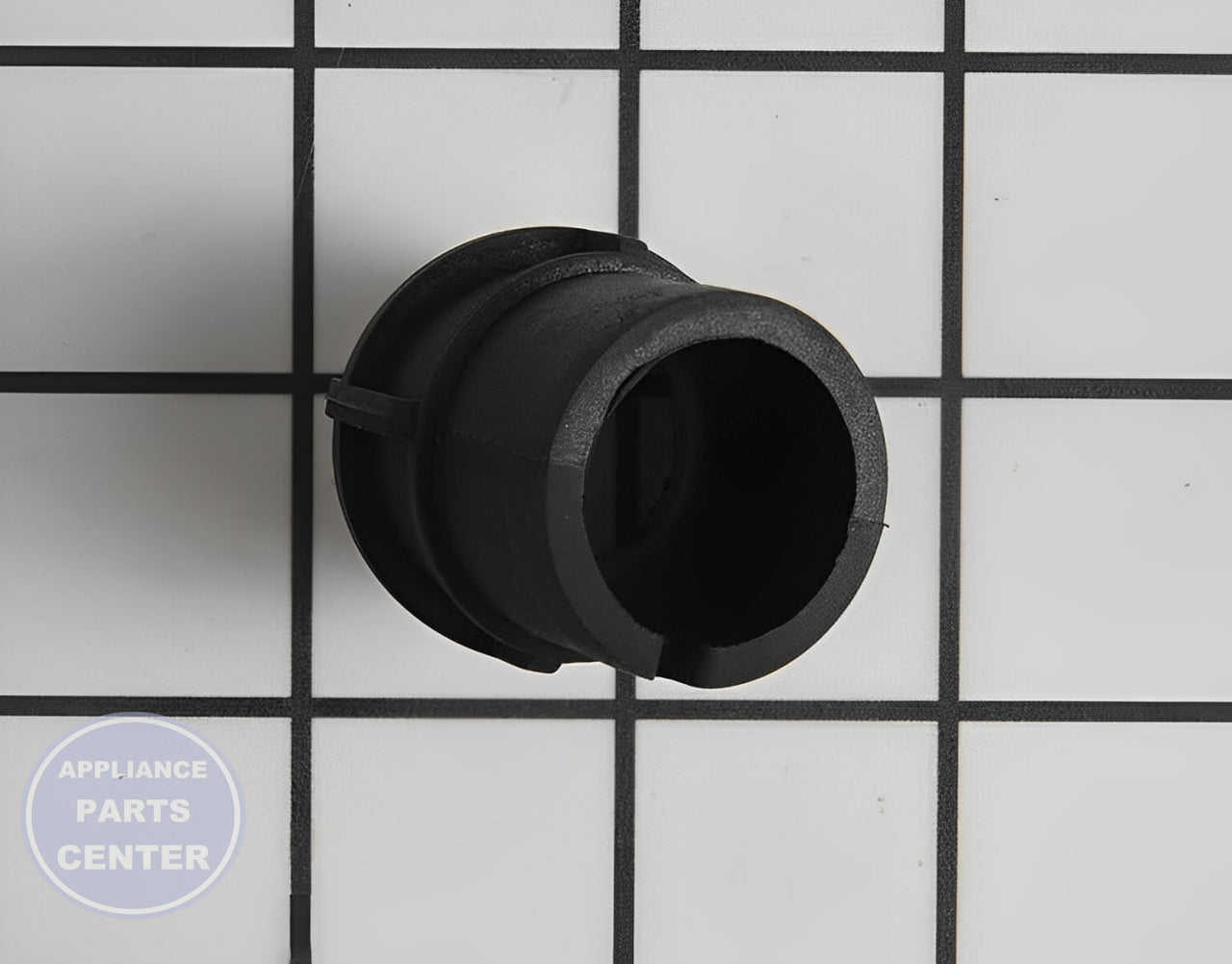 GE DISHWASHER DRAIN HOSE ELBOW WD24X10060 - Detailed view of precise measurements for perfect fit