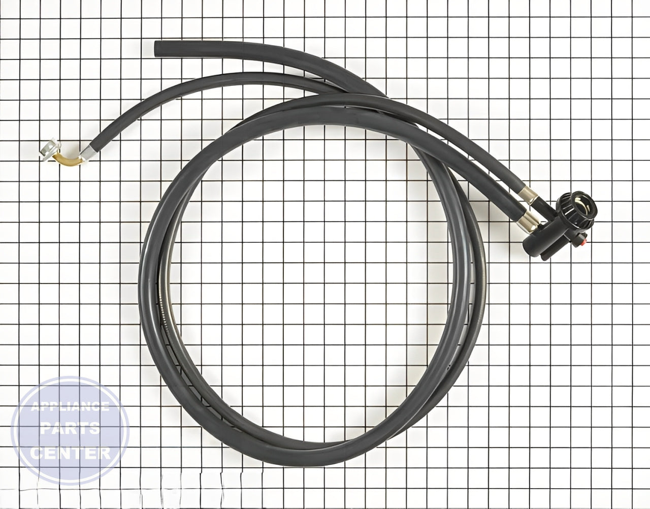 GE Drain and Fill Hose Assembly WD24X10066 - Main view showing durable construction for GE Dishwashers