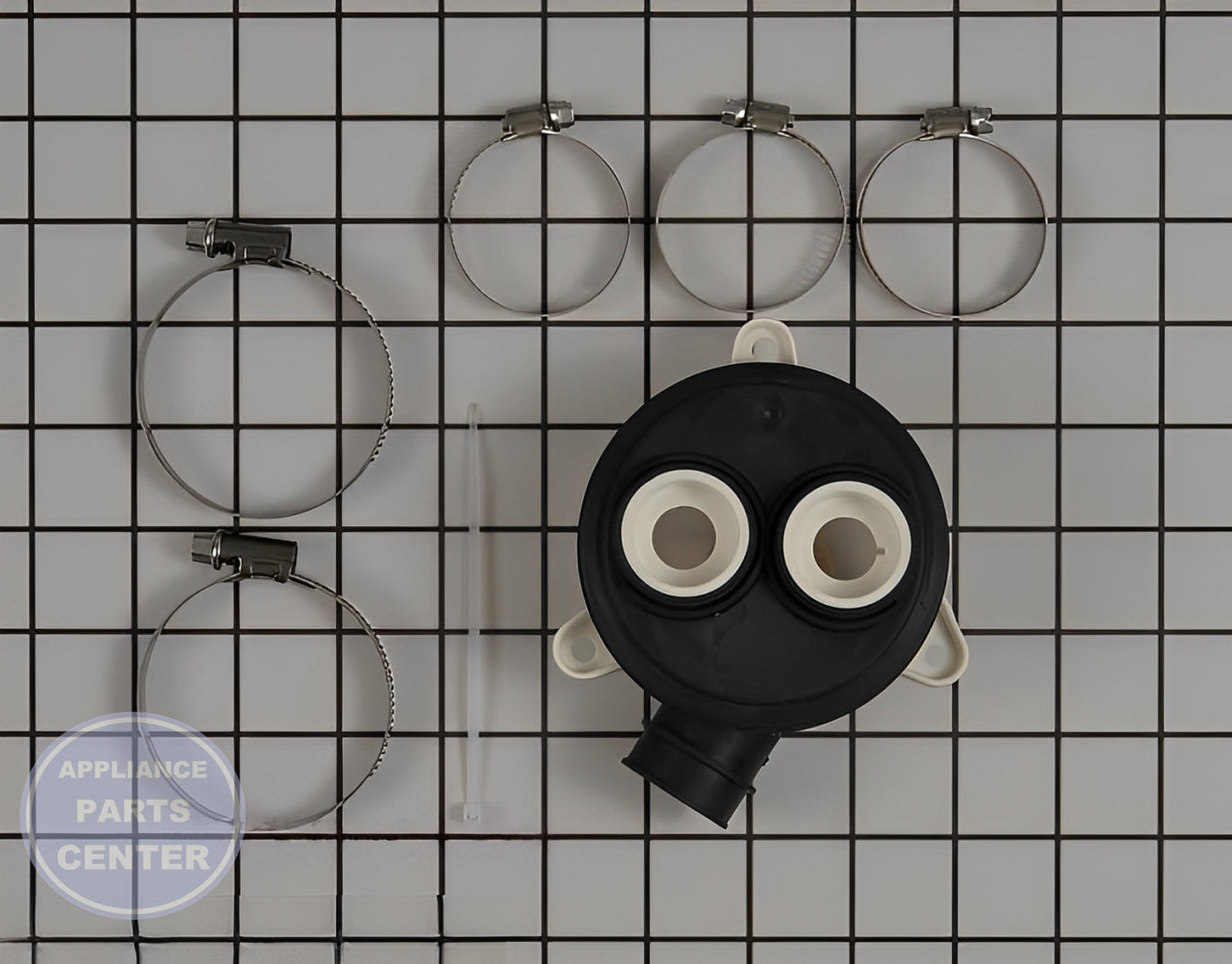 GE Dishwasher Diverter Assembly Kit WD35X10386 - Main view showing water diverting valve & float for GEN Dishwasher models