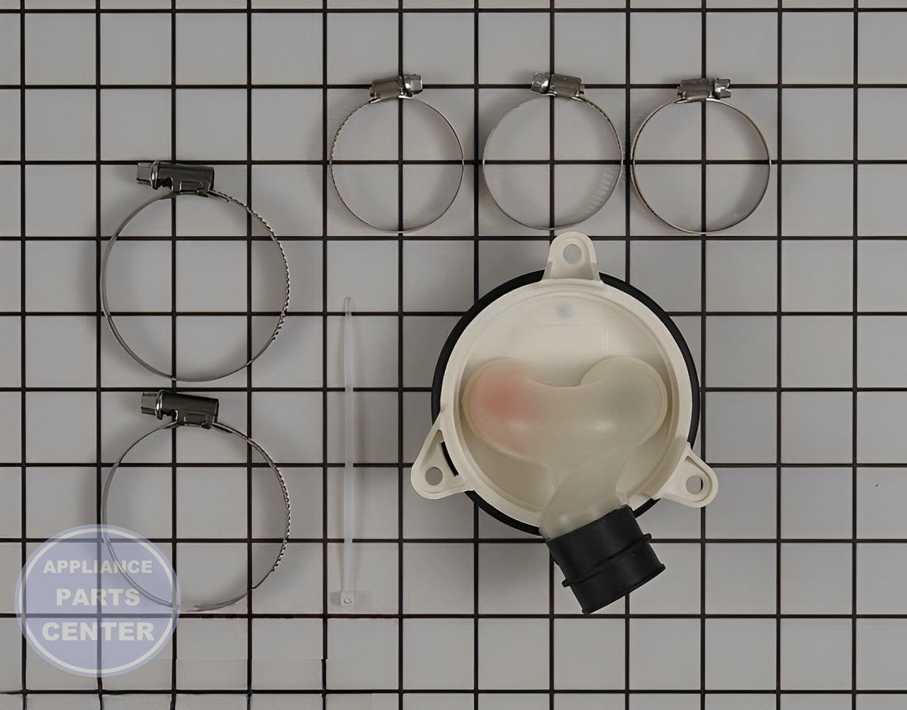 GE Dishwasher Diverter Assembly Kit WD35X10386 - Detailed view of efficient water diverting valve & float