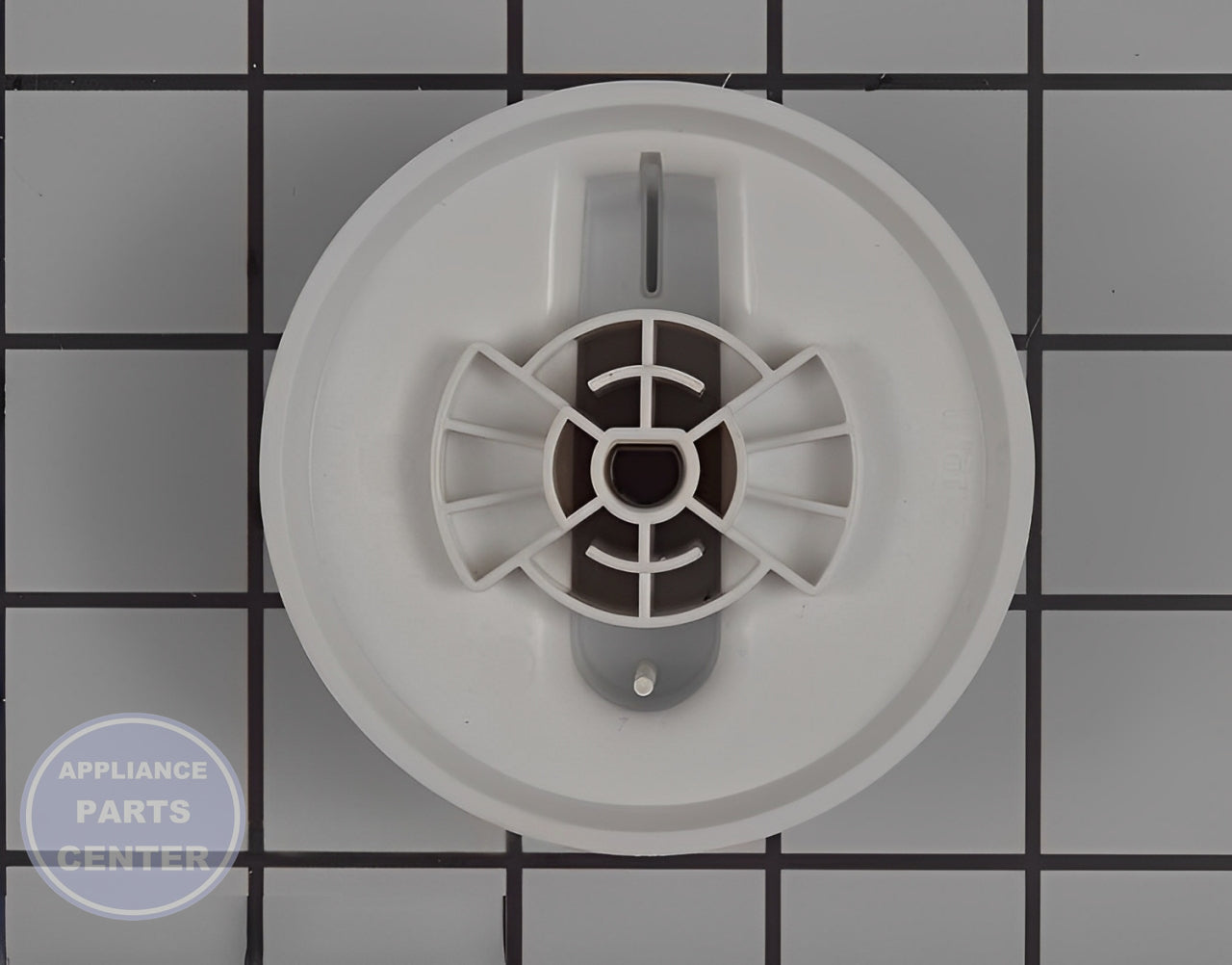 GE Dryer Main Control Knob Assembly WE03X25285 - Side view with precise measurements