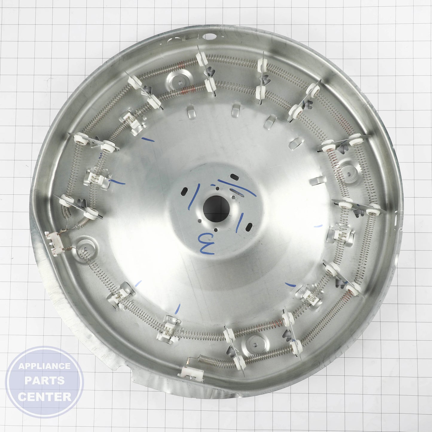 GEH HEATER ASM. COIN WE11M27 - Installation in specific model showcasing key mounting points