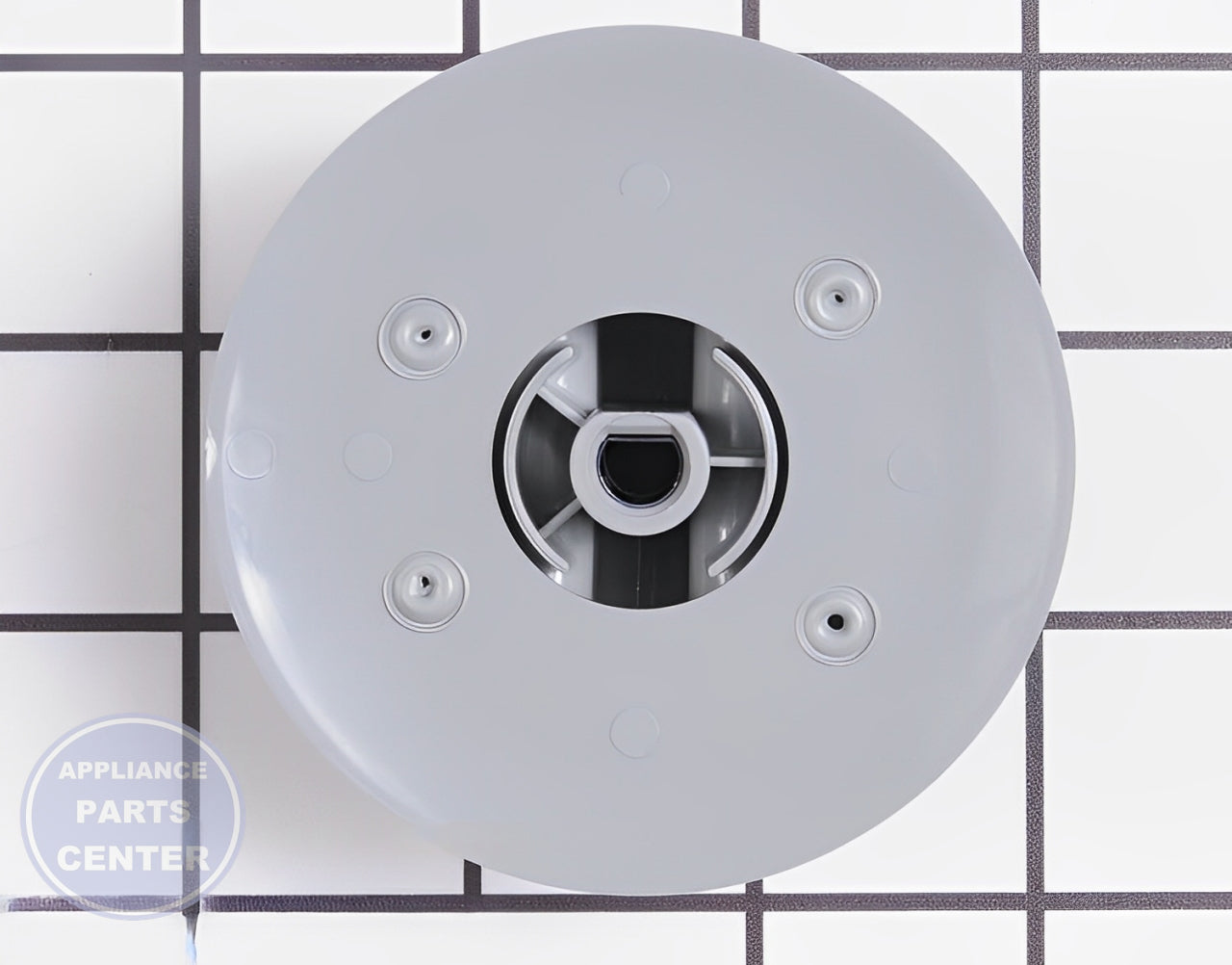 GE WASHER TIMER KNOB WE1M964 - Side view with precise measurements