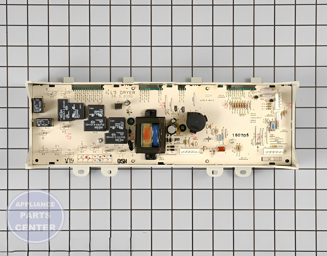 User Control and Display Board WE4M296 - Detailed view of the circuit board and timer functionality