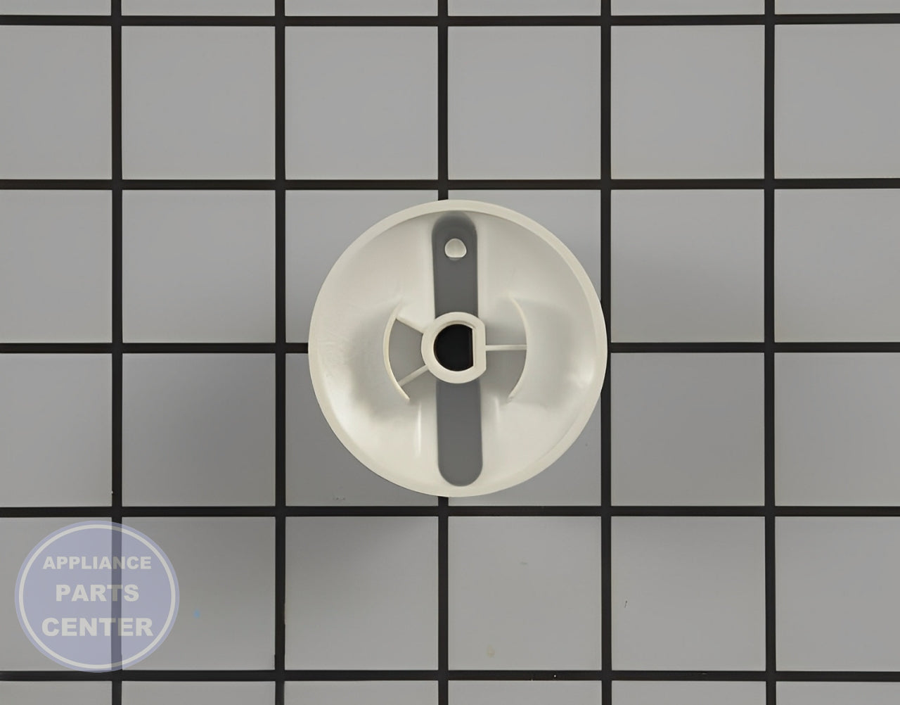 GE Washer Knob and Clip WH01X10313 - Side view with precise measurements for accurate control