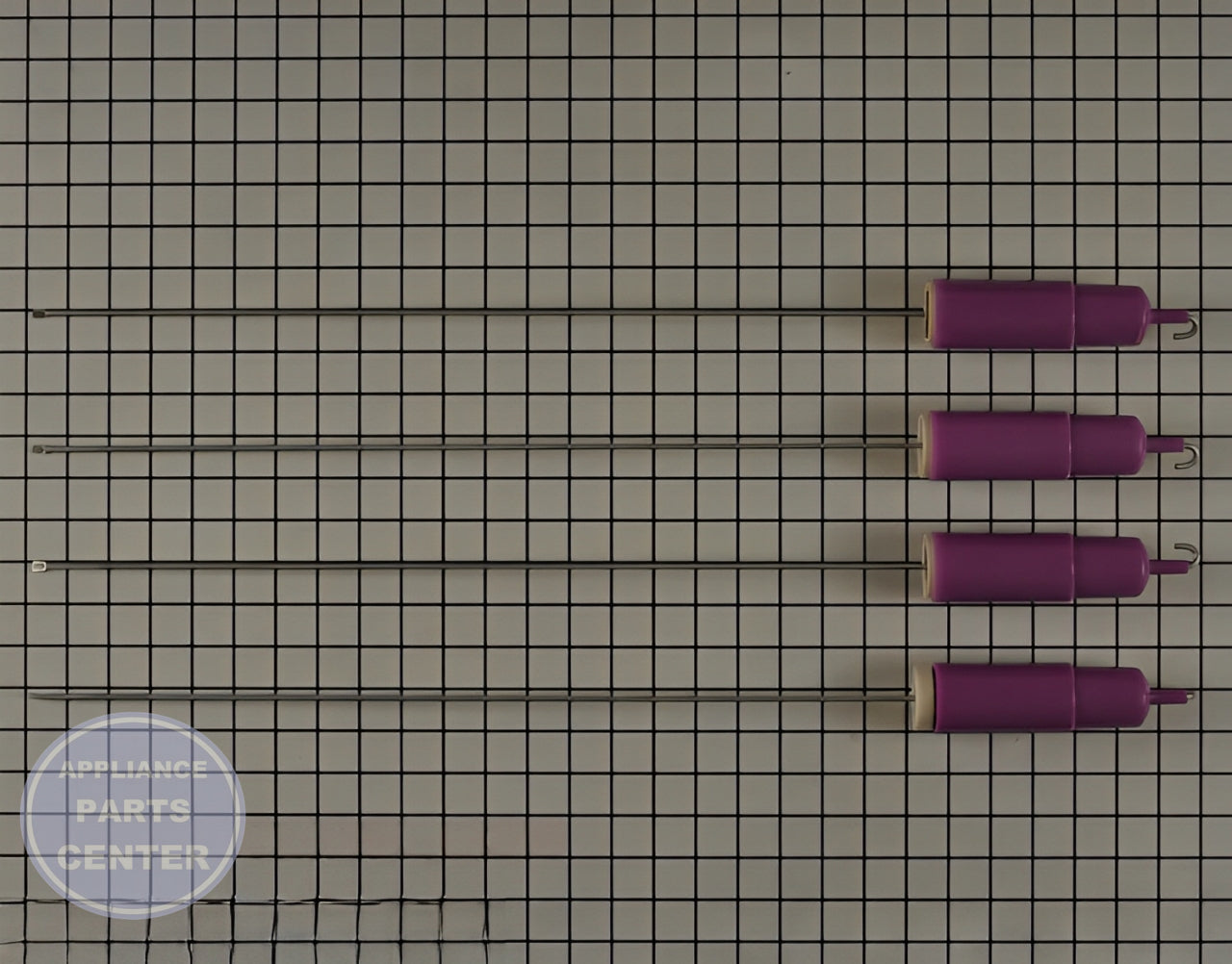GE AIR PURIFIER PURPLE ROD AND SPRING WH03X35581 - Main view showing suspension design for GEN Washing Machines