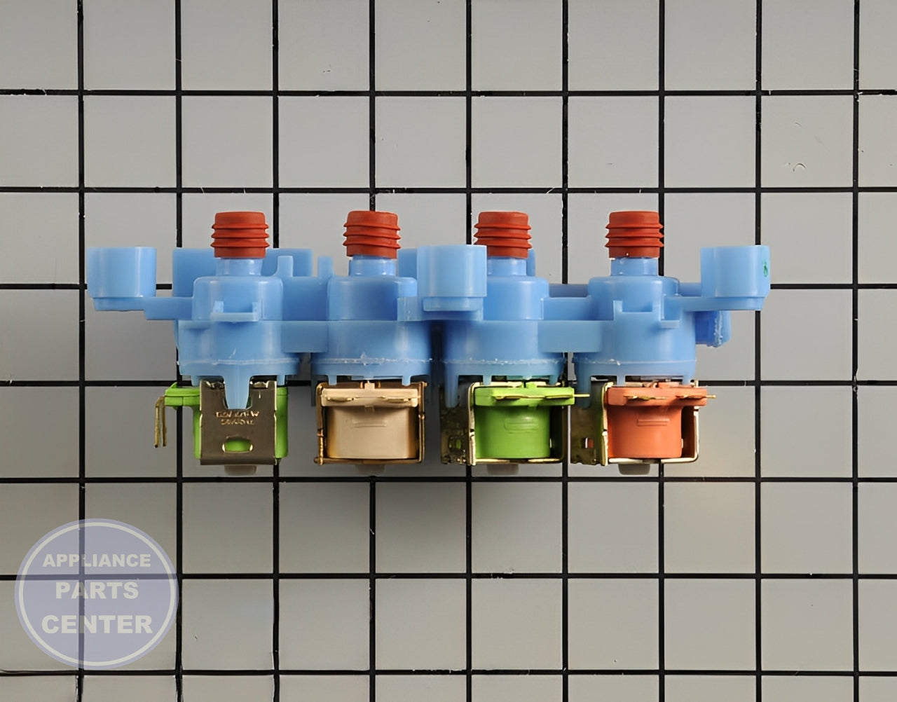 GE WASHER WATER INLET VALVE WH13X26637 - Installation in GEN Washing Machine showing key mounting points