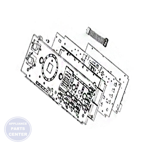 GEH UI & CONTROL BOARD RX231 - Main view showing advanced functionality for specific models