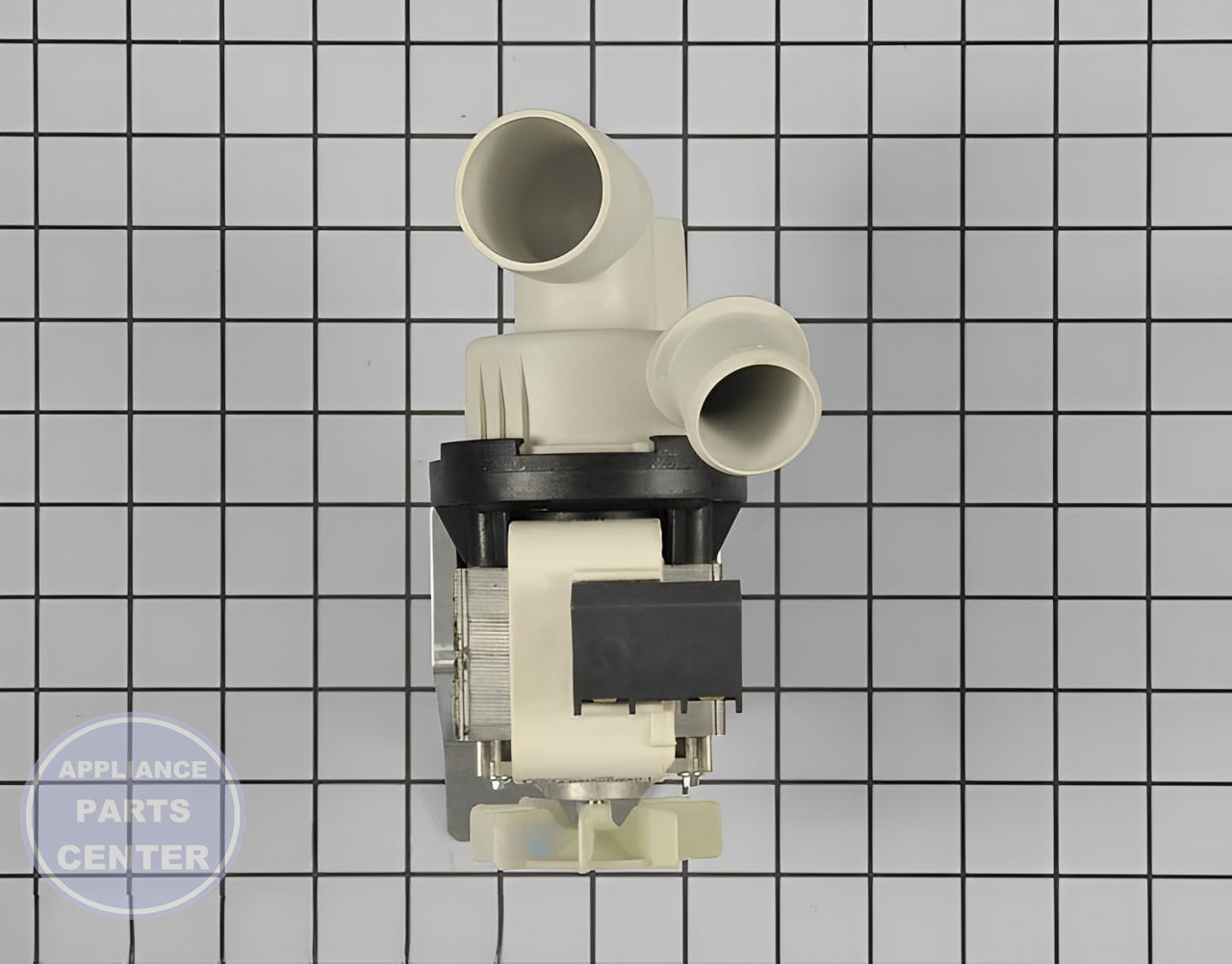 GE Drain Pump WH23X10015 - Installation in GE model showcasing key mounting points