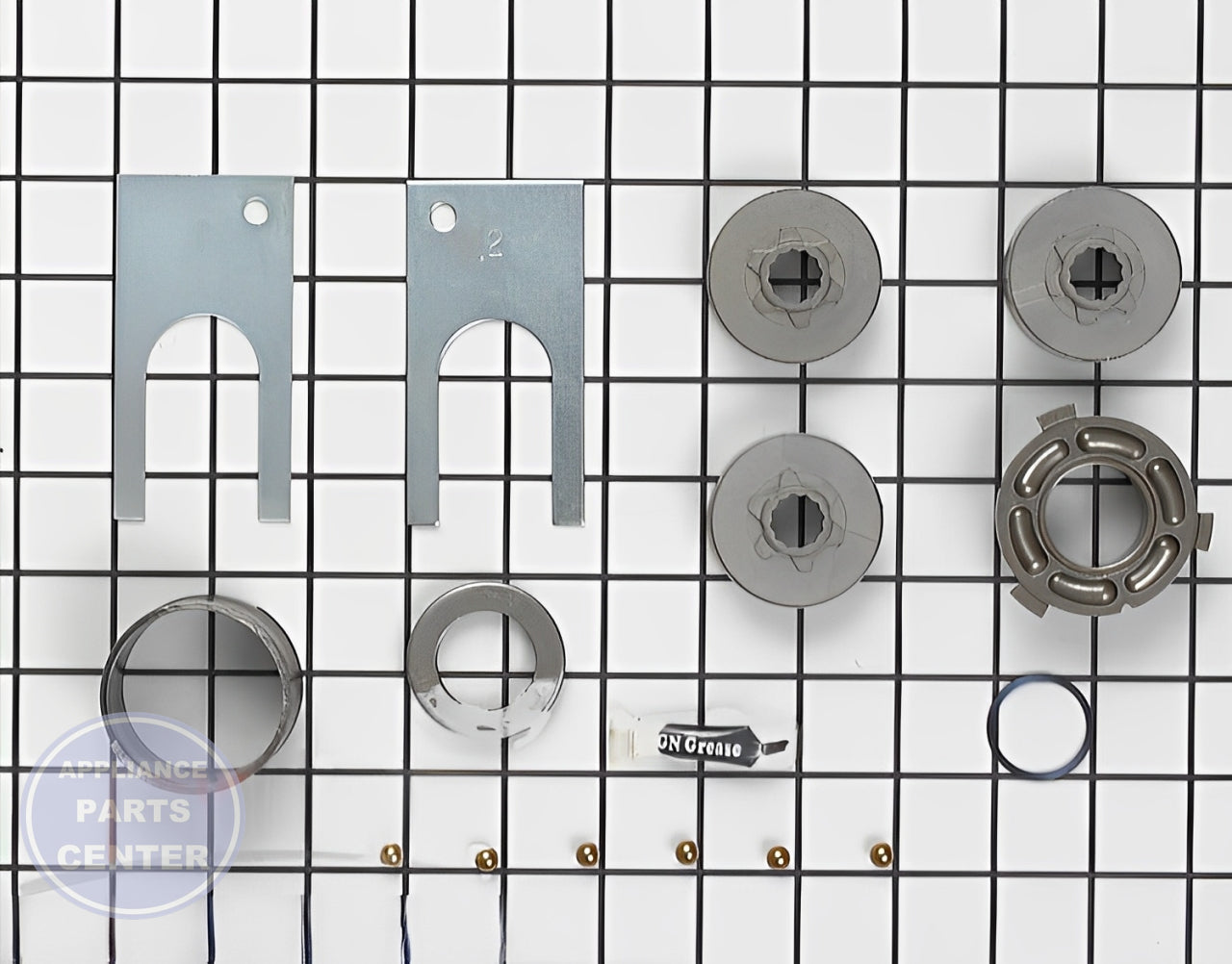 GE Transmission Repair Kit WH49X10002 - Main view showing durable materials for GE Hotpoint models