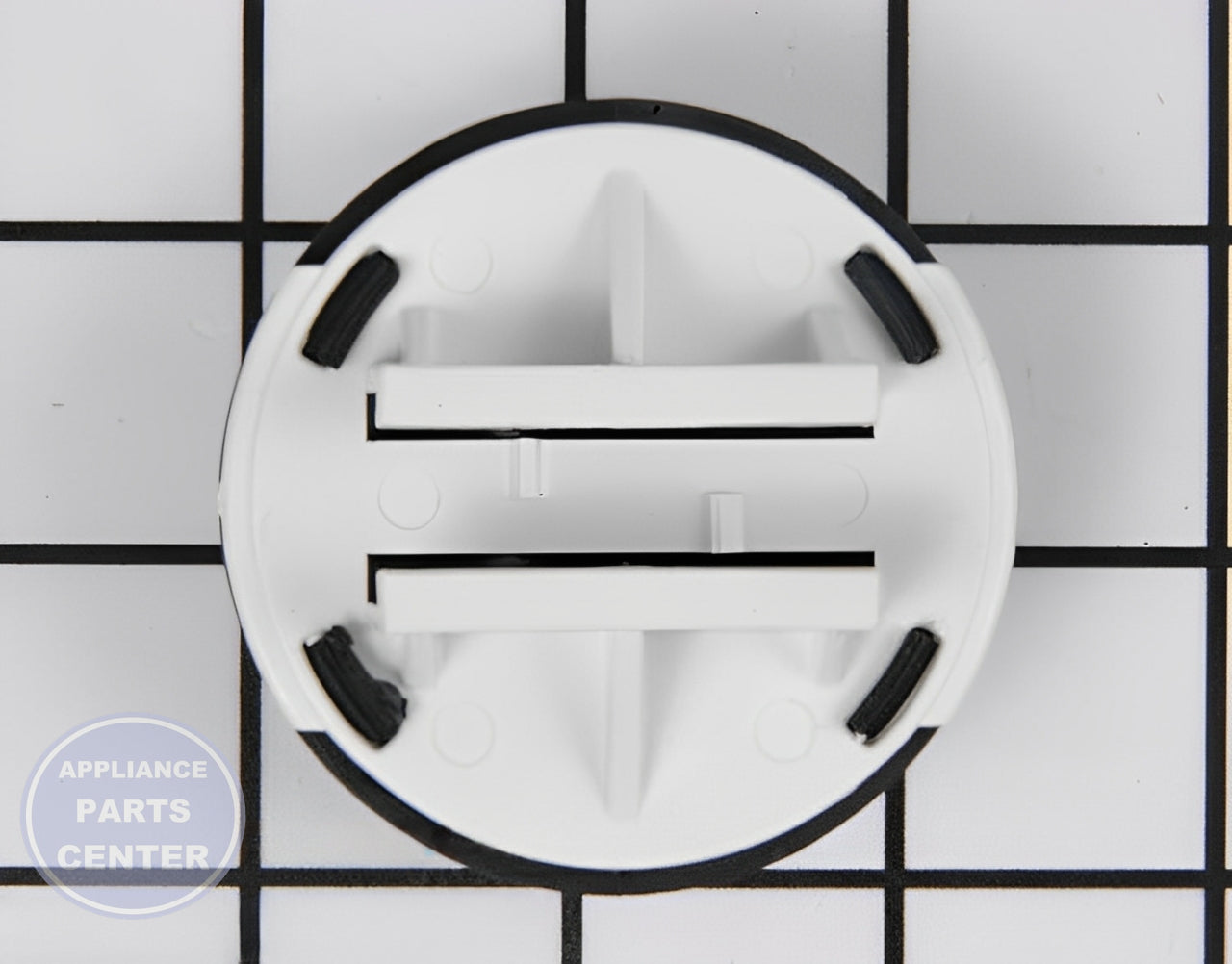 WHIRLPOOL REFRIGERATOR FILTER CAP WP2186494B - Side view with universal fit measurements