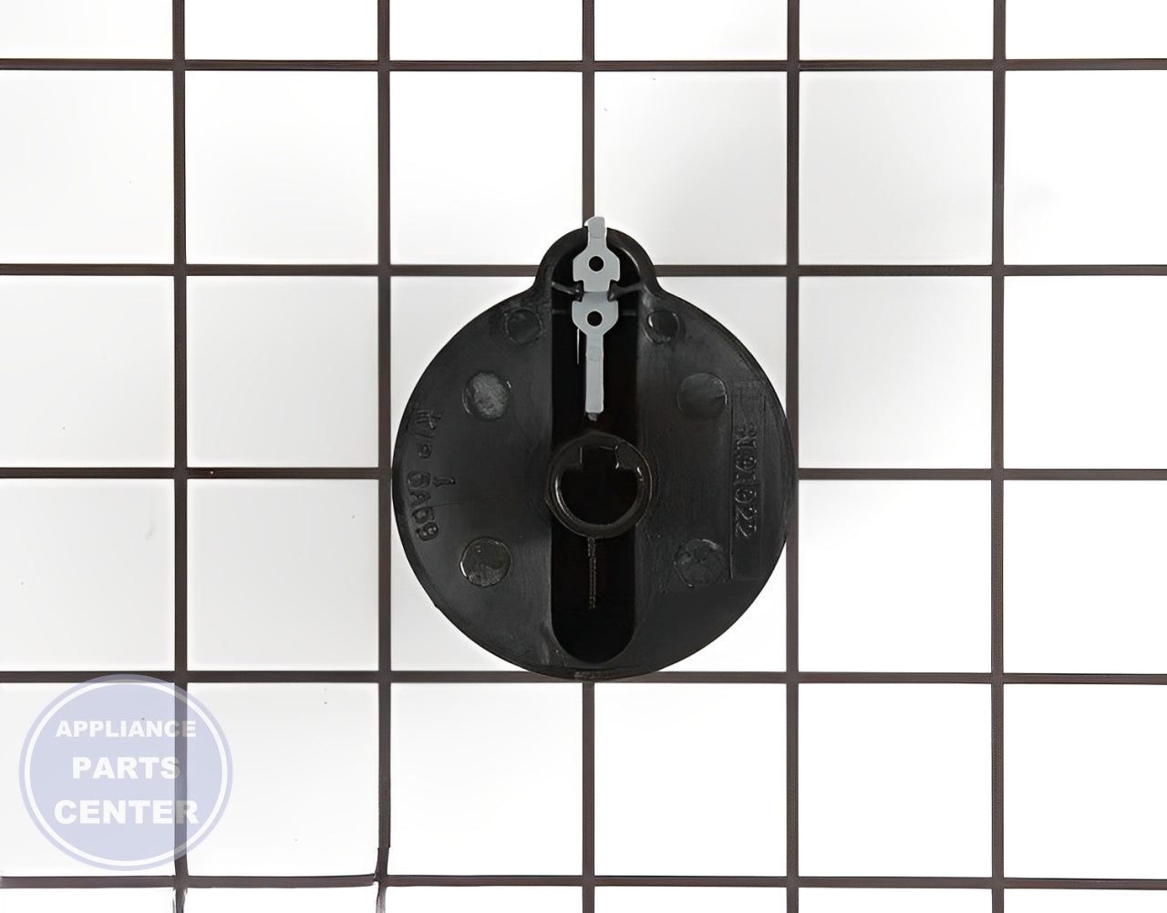 WHIRLPOOL CONTROL KNOB WP3191922 - Side view with compatibility details