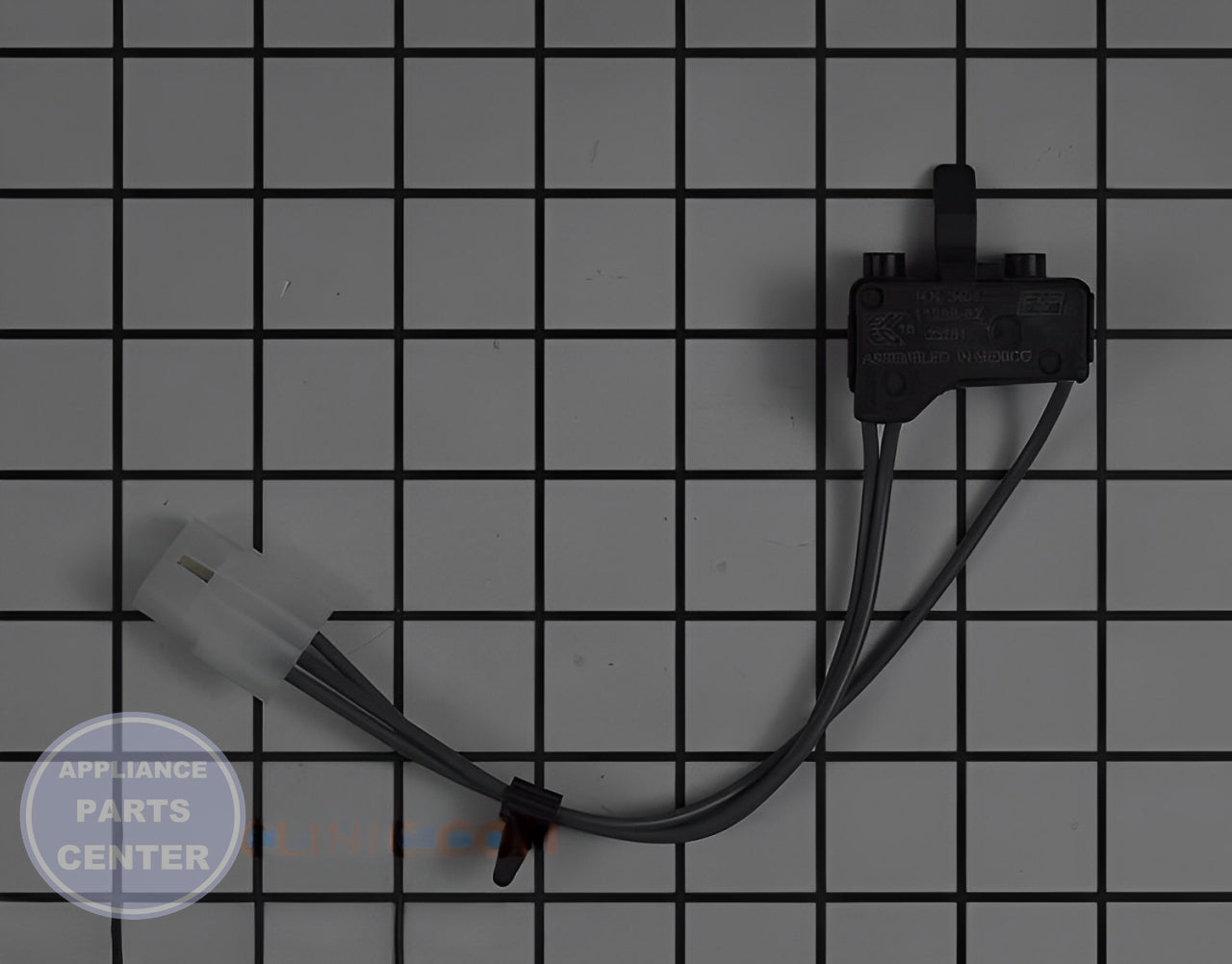 WHIRLPOOL DOOR SWITCH WP3406105 - Main view showing smooth door operation for various dryer models