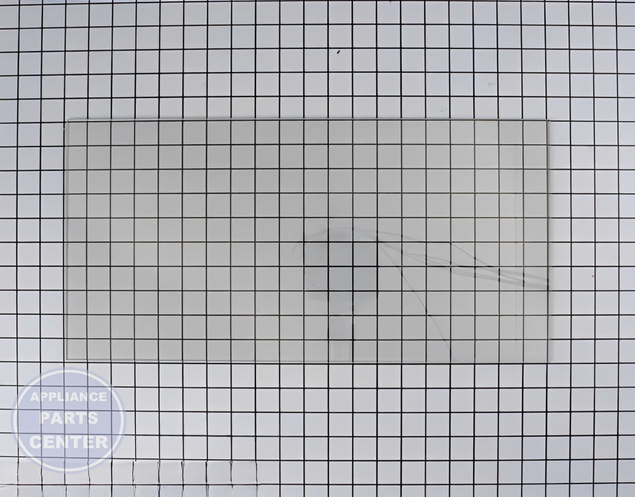 WHIRLPOOL GLASS WINDOW WP4449259 - Main view showing high-quality glass for WPL Range/Stove/Oven models