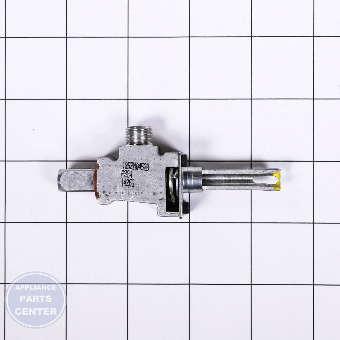 VALVE-BRNR WP7502P384-60 - Side view with precise measurements
