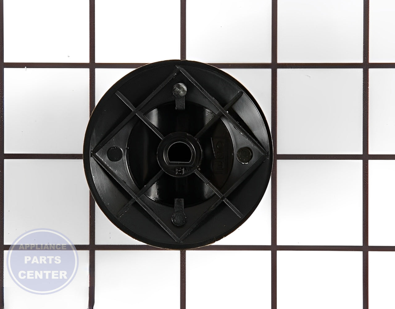 WHIRLPOOL KNOB SWITCH WP7737P030-60 - Side view with durable construction specs