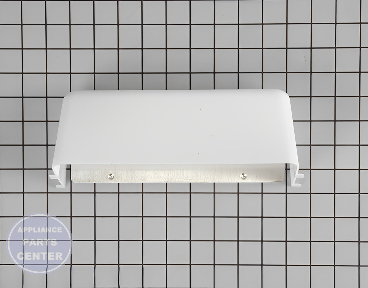 WHIRLPOOL LIGHT LENS WP8190212 - Main view showing bulb protection for WPL Range Vent Hood