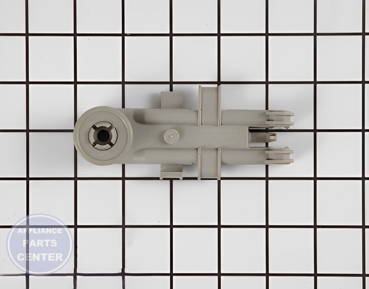 WHIRLPOOL DISHWASHER UPPER DISHRACK WHEEL WP8268743 - Main view showing smooth spinning for various WPL dishwasher models