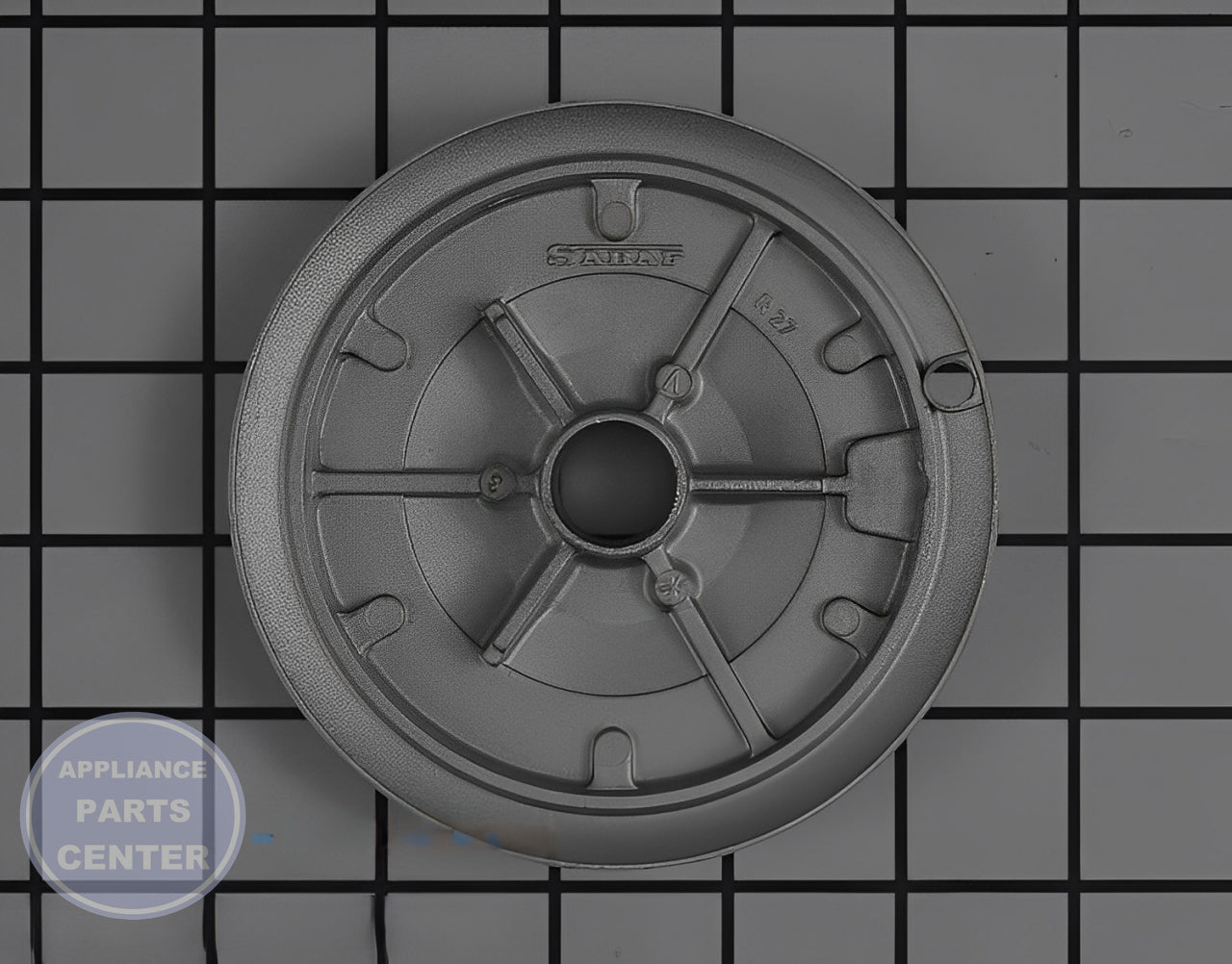 WHIRLPOOL BURNER HEAD WP8286815 - Detailed view of control valve and burner assembly