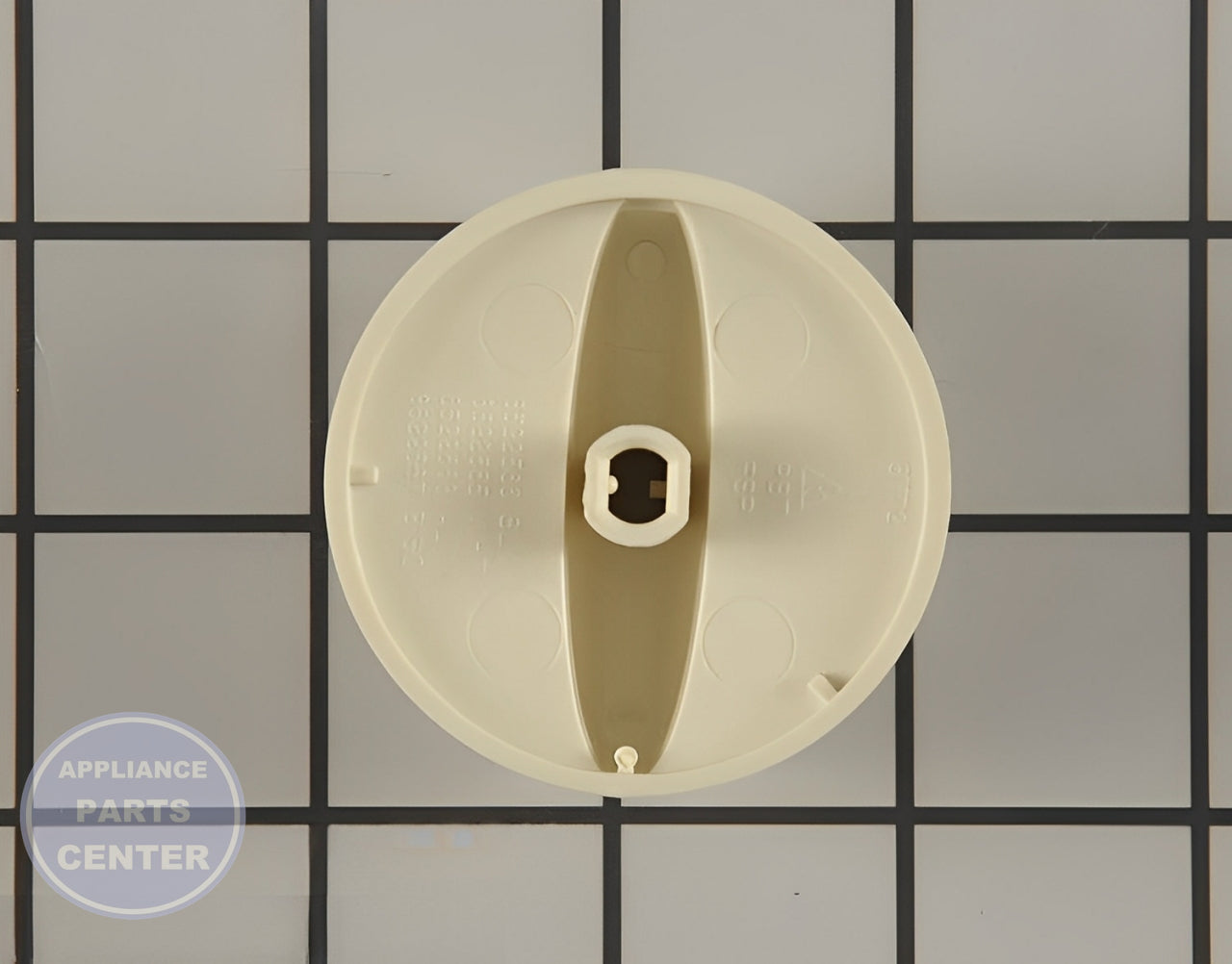 Control Knob WP8522567 - Side view with precise measurements and specs